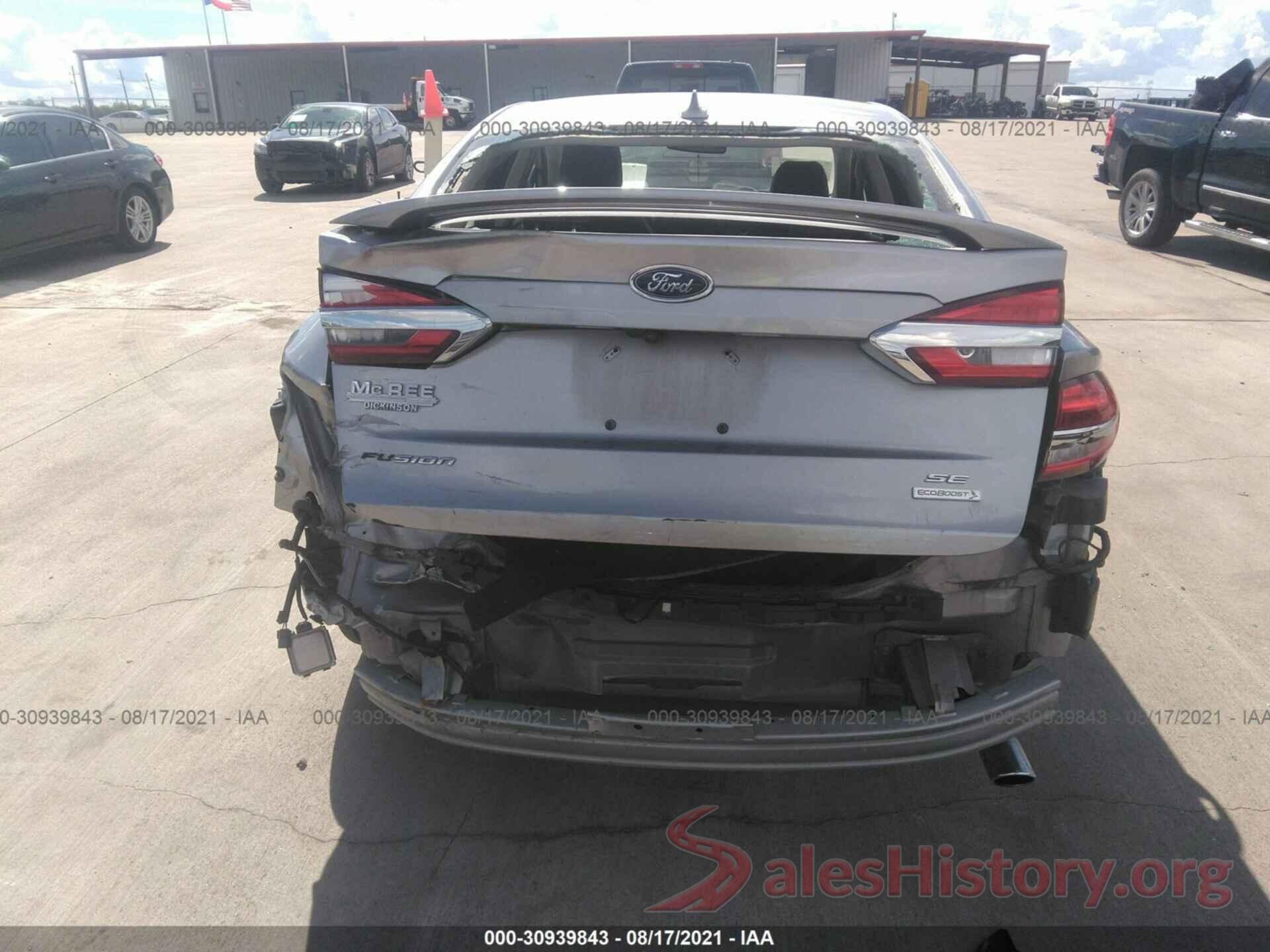 3FA6P0HD3LR168352 2020 FORD FUSION