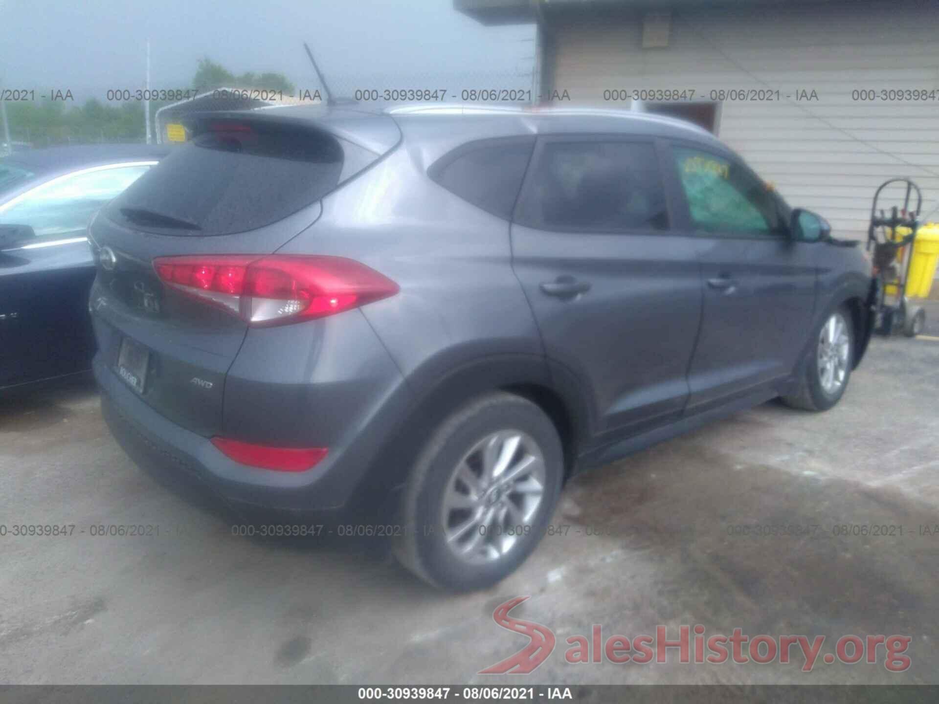 KM8J3CA44GU210971 2016 HYUNDAI TUCSON