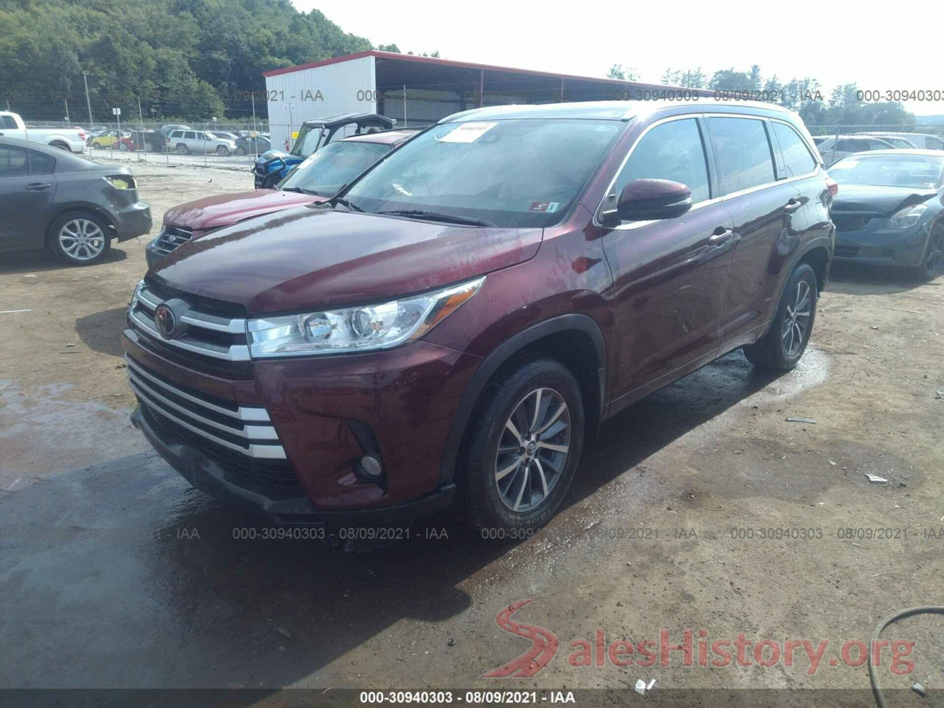 5TDJZRFH9HS386955 2017 TOYOTA HIGHLANDER