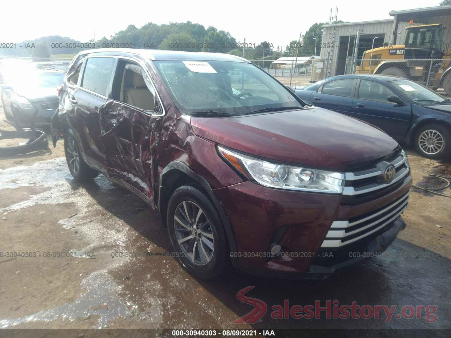 5TDJZRFH9HS386955 2017 TOYOTA HIGHLANDER