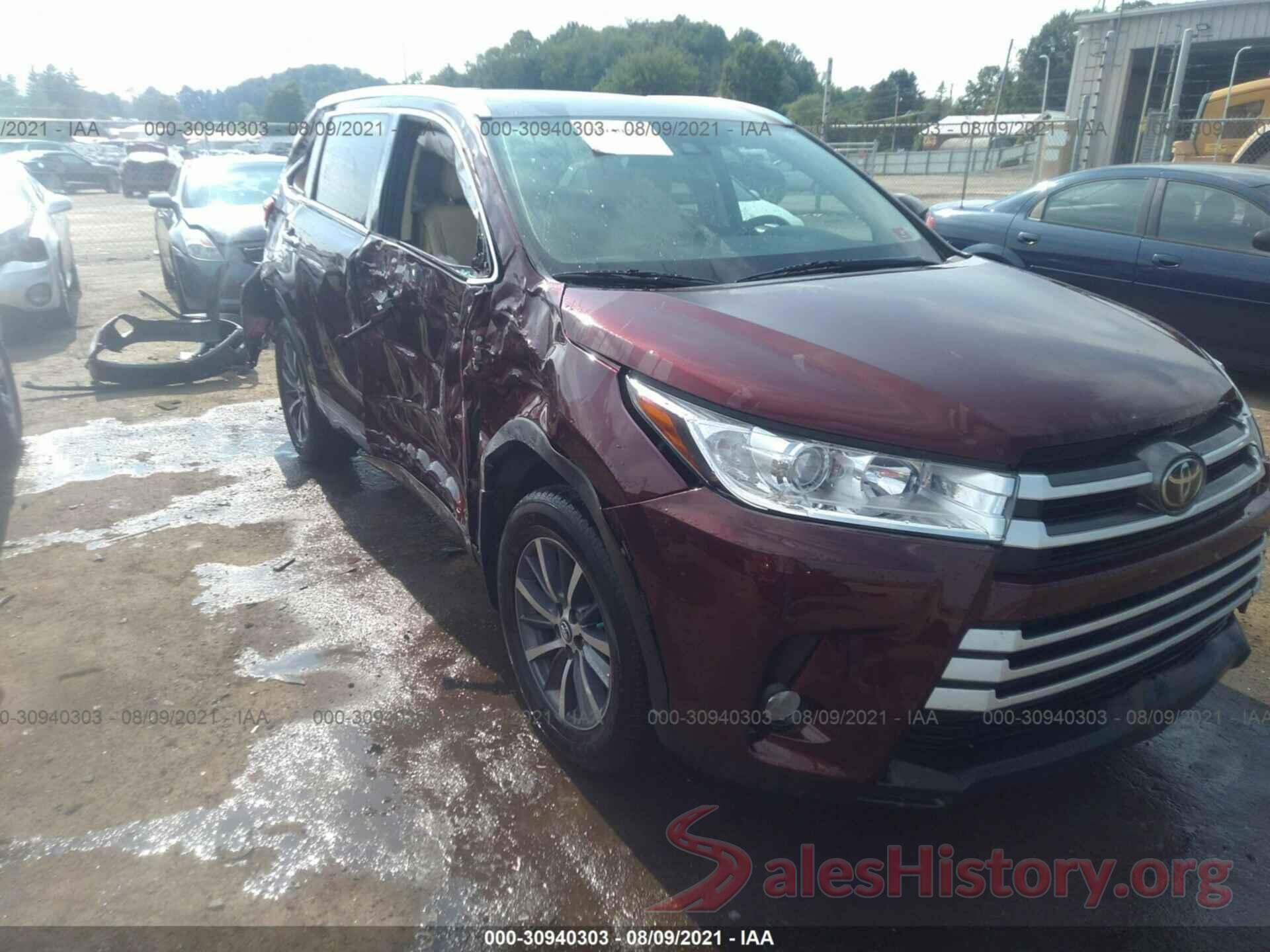 5TDJZRFH9HS386955 2017 TOYOTA HIGHLANDER