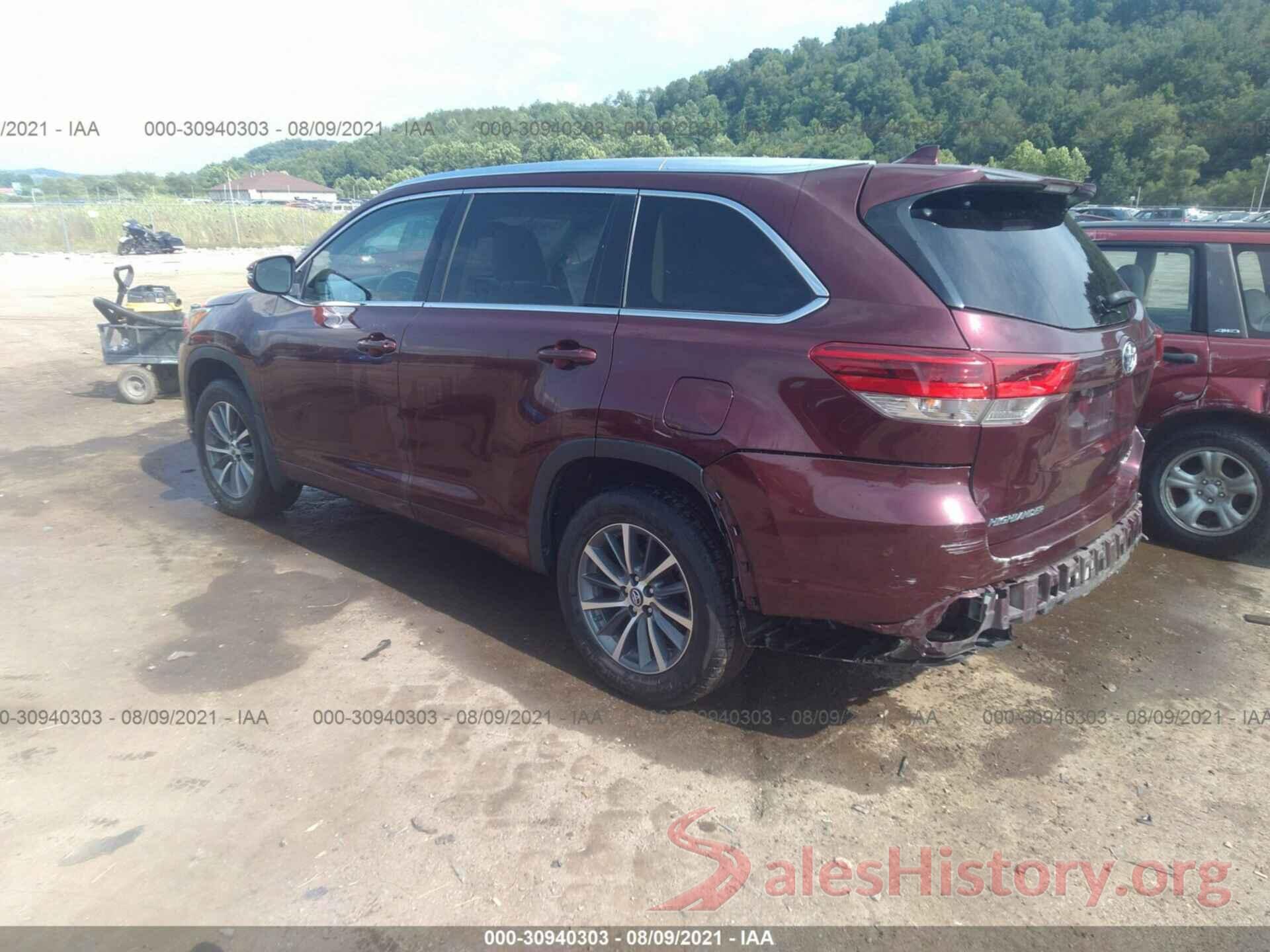 5TDJZRFH9HS386955 2017 TOYOTA HIGHLANDER