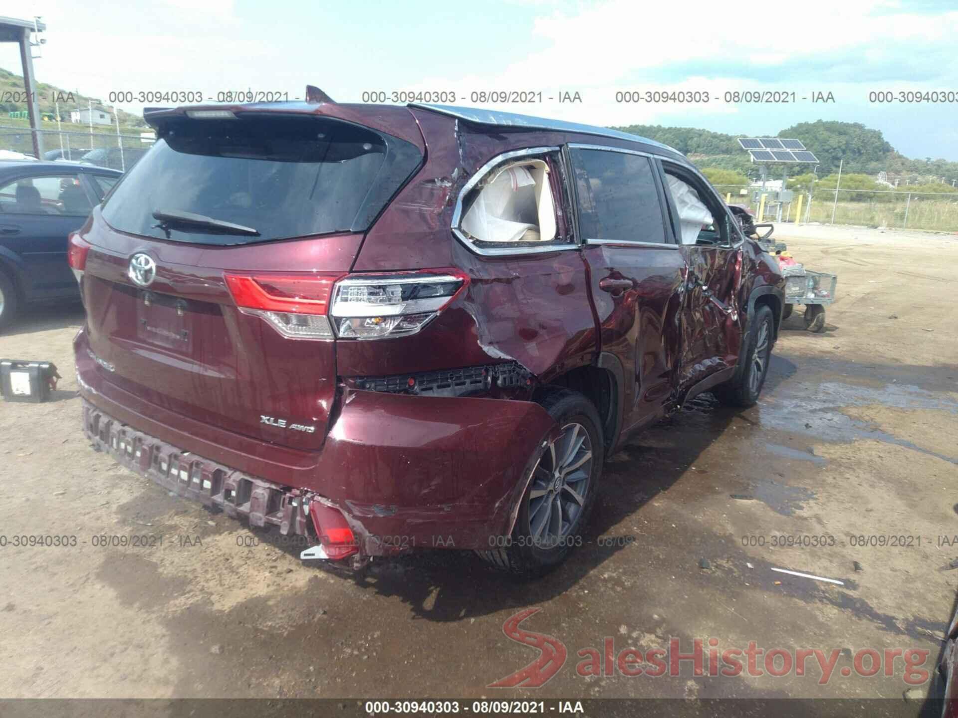 5TDJZRFH9HS386955 2017 TOYOTA HIGHLANDER