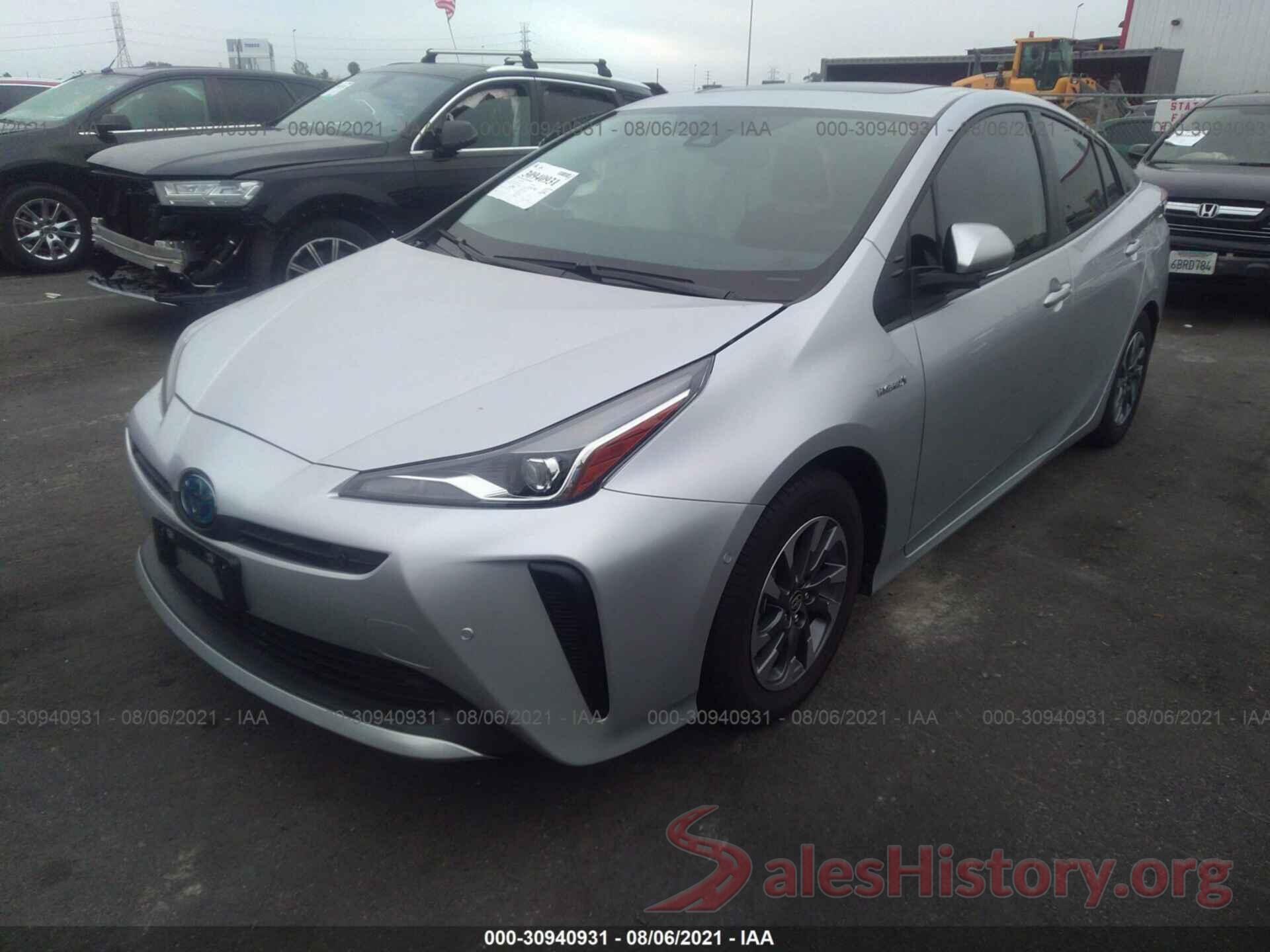 JTDKAMFU8M3133777 2021 TOYOTA PRIUS