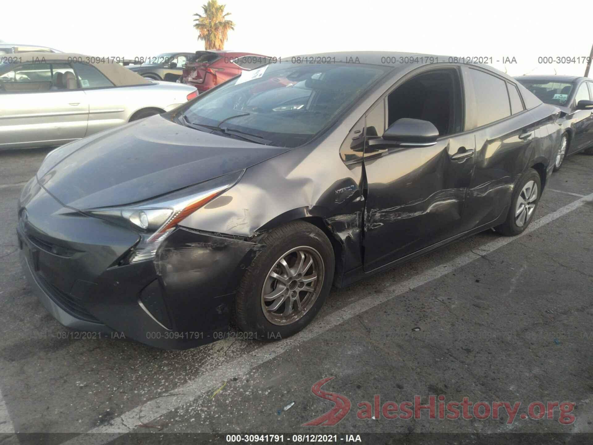 JTDKBRFU6J3078168 2018 TOYOTA PRIUS