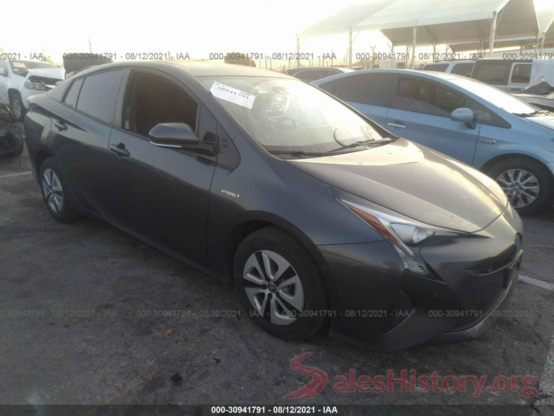 JTDKBRFU6J3078168 2018 TOYOTA PRIUS