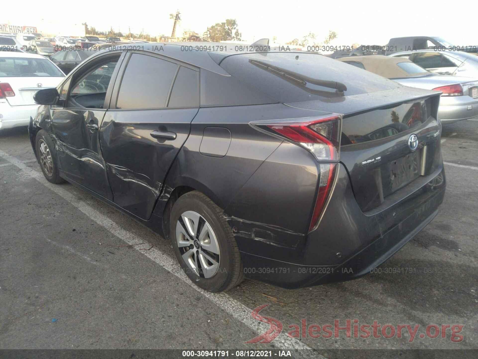 JTDKBRFU6J3078168 2018 TOYOTA PRIUS