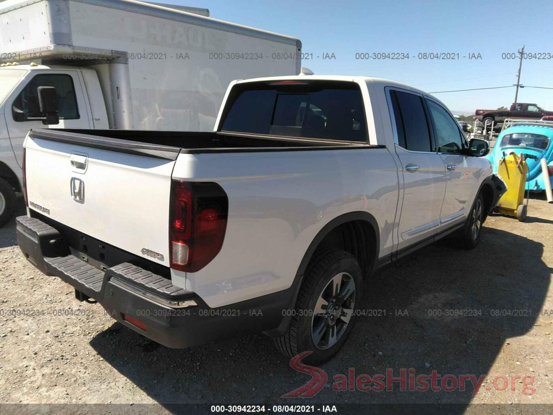 5FPYK3F7XHB010400 2017 HONDA RIDGELINE