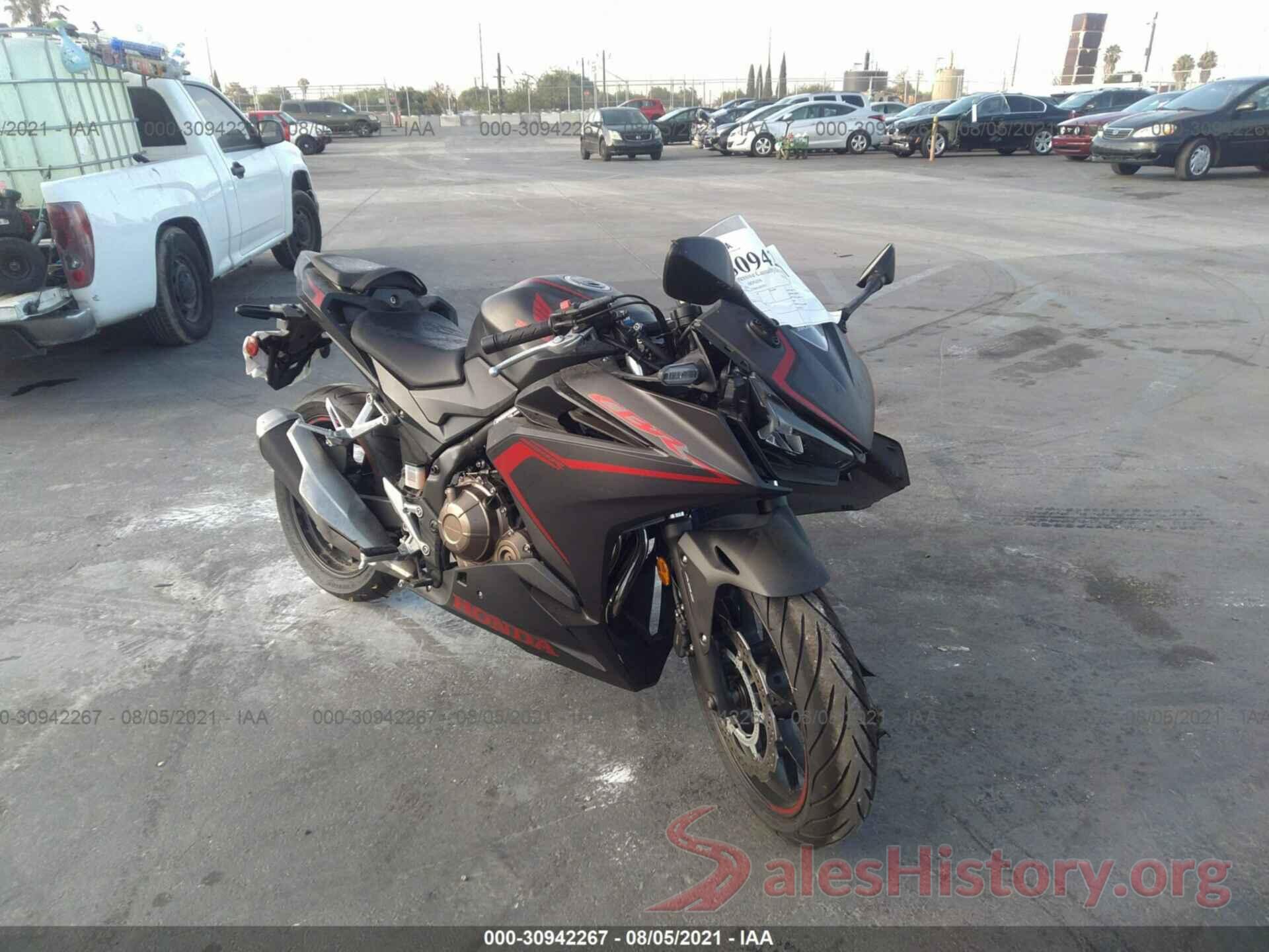 MLHPC6250M5200707 2021 HONDA CBR500