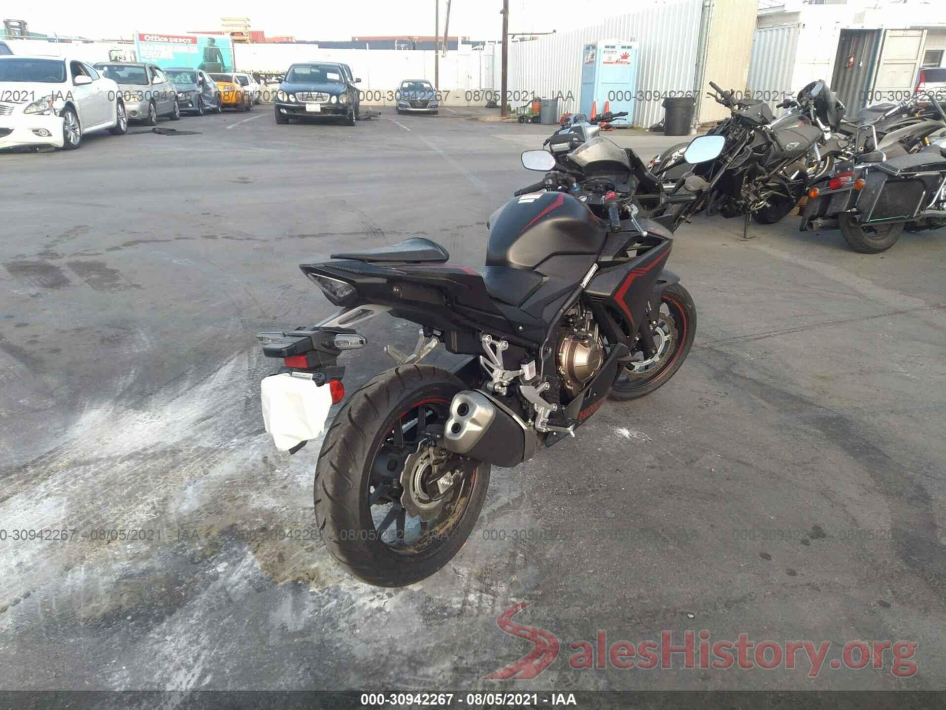 MLHPC6250M5200707 2021 HONDA CBR500