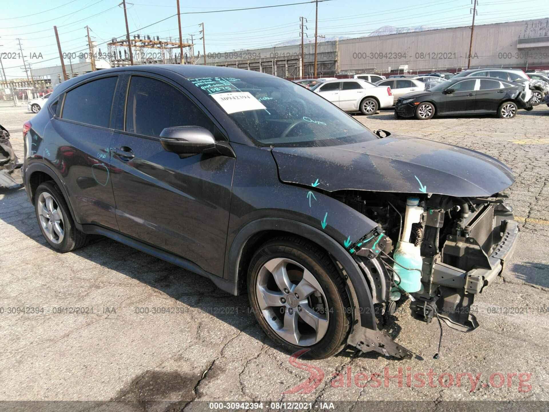 3CZRU5H52GM745472 2016 HONDA HR-V