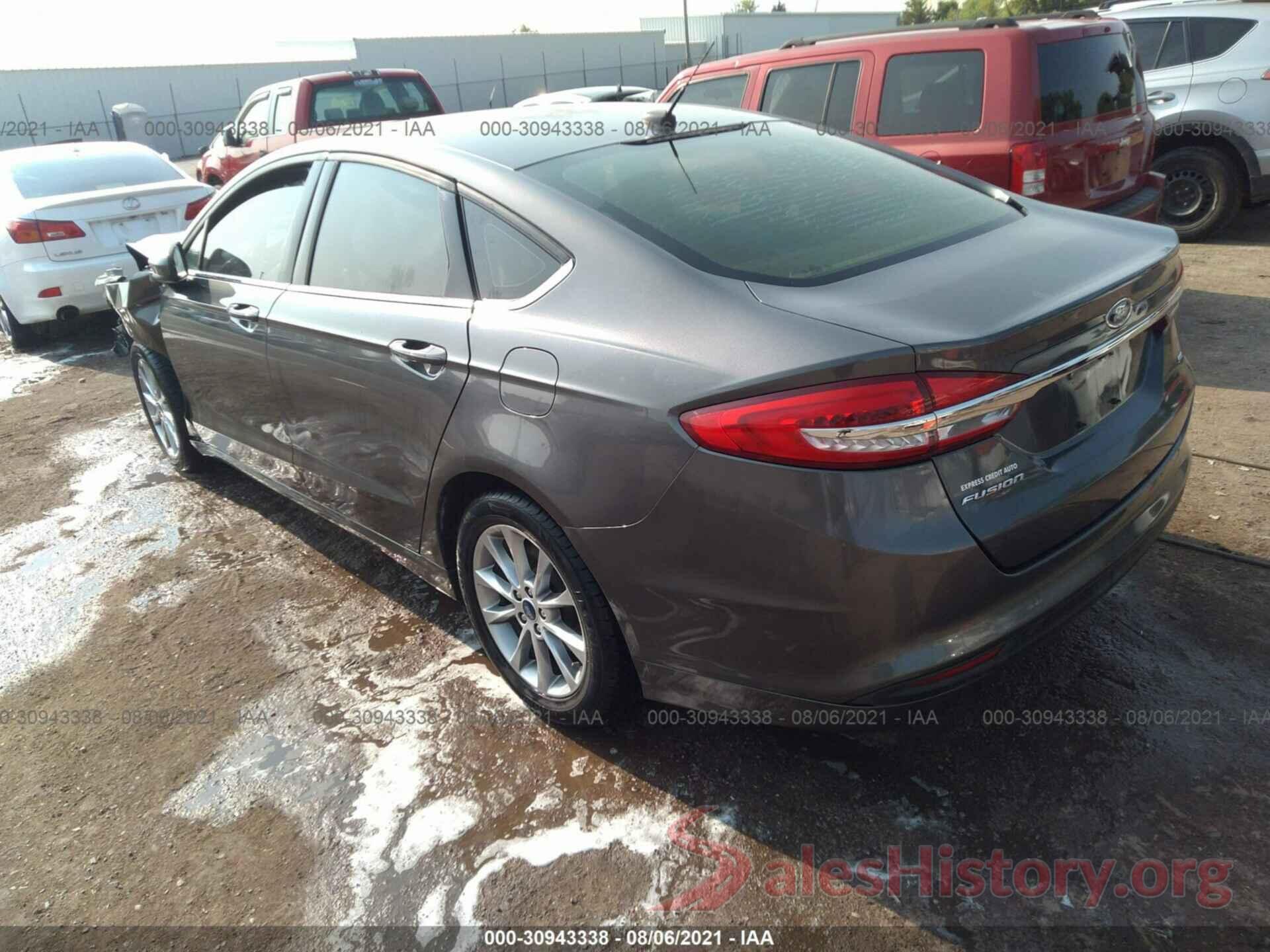 3FA6P0H7XHR125354 2017 FORD FUSION