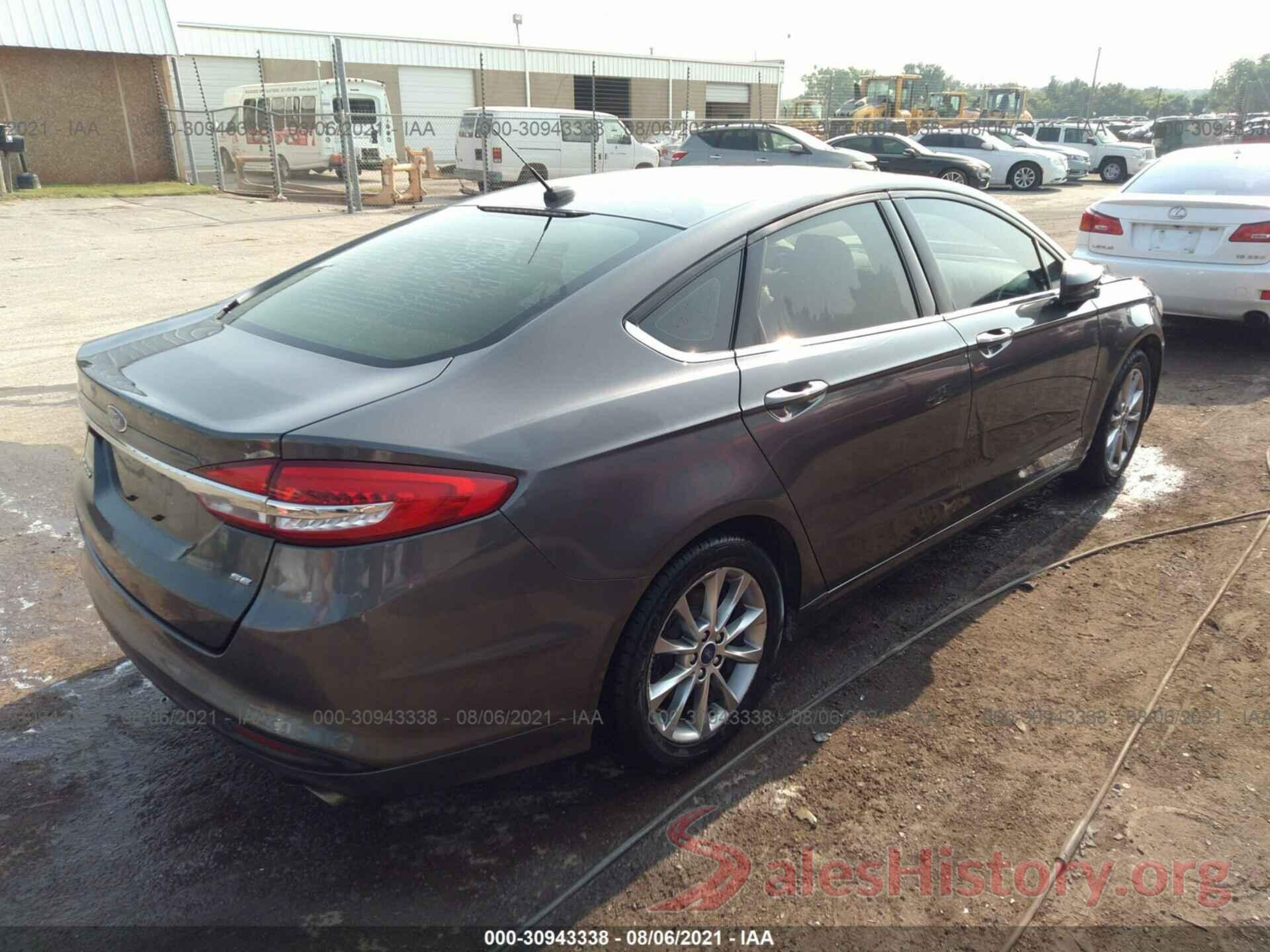 3FA6P0H7XHR125354 2017 FORD FUSION