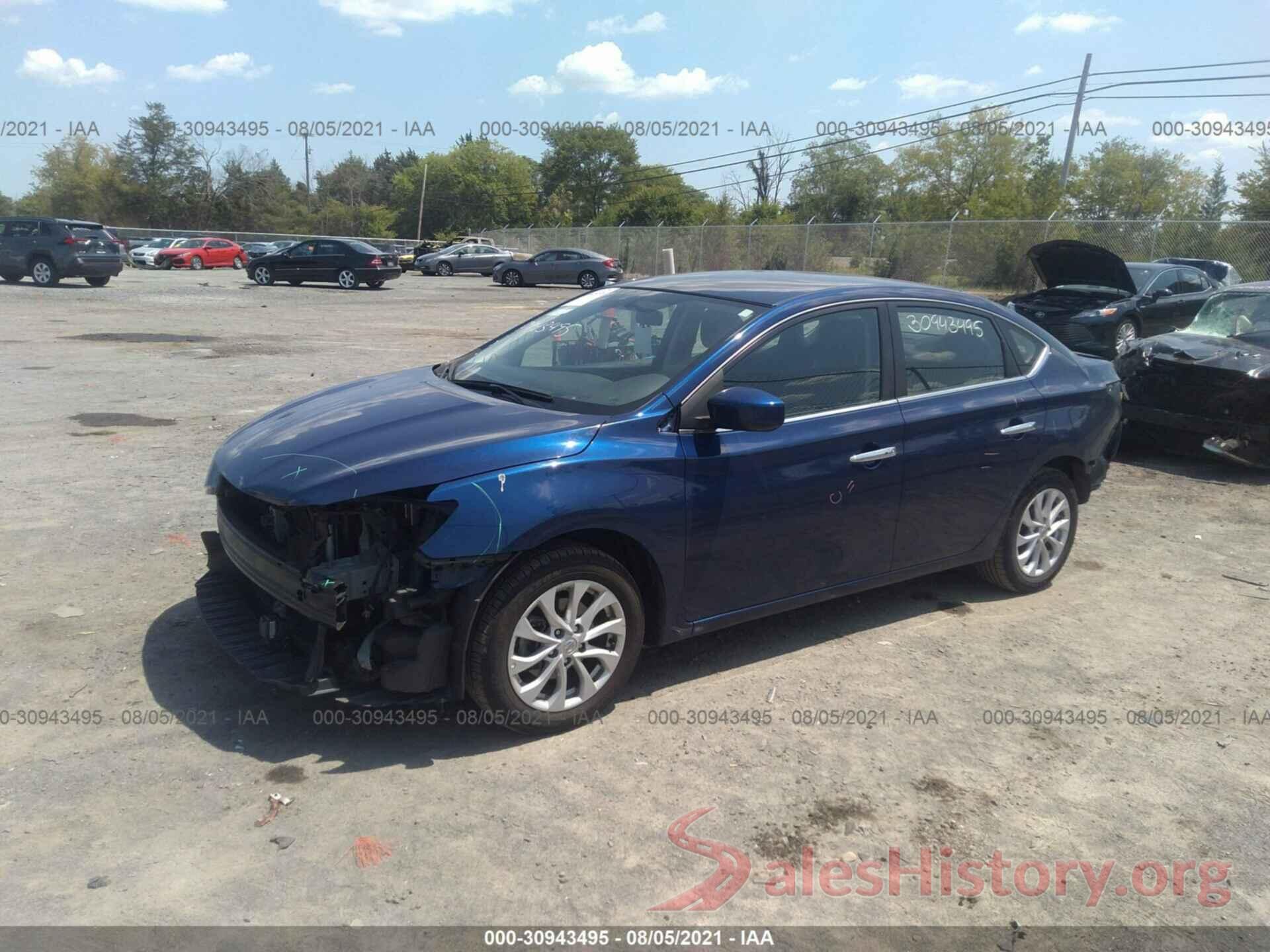 3N1AB7AP8KY248883 2019 NISSAN SENTRA