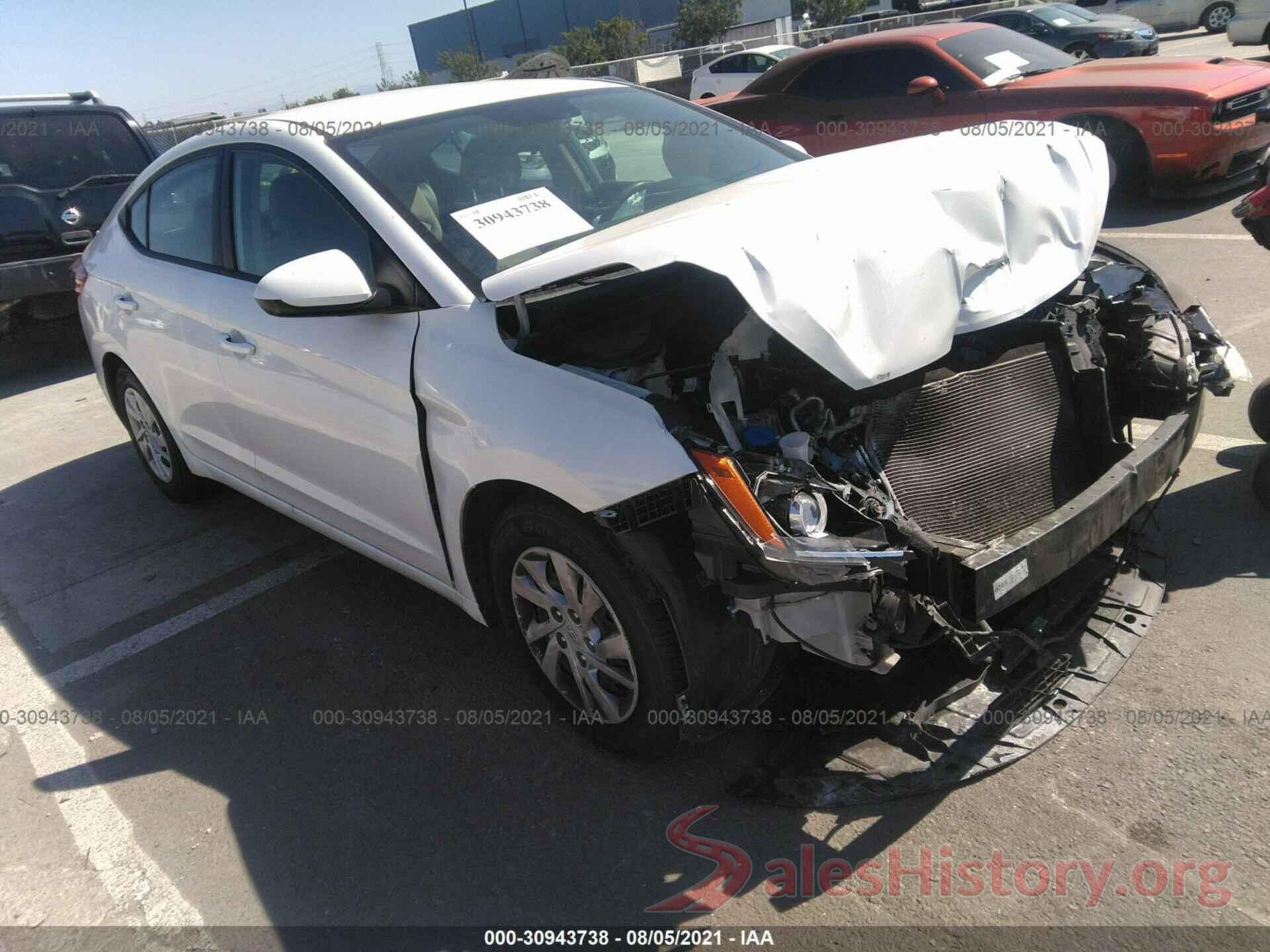 5NPD74LF2KH487177 2019 HYUNDAI ELANTRA