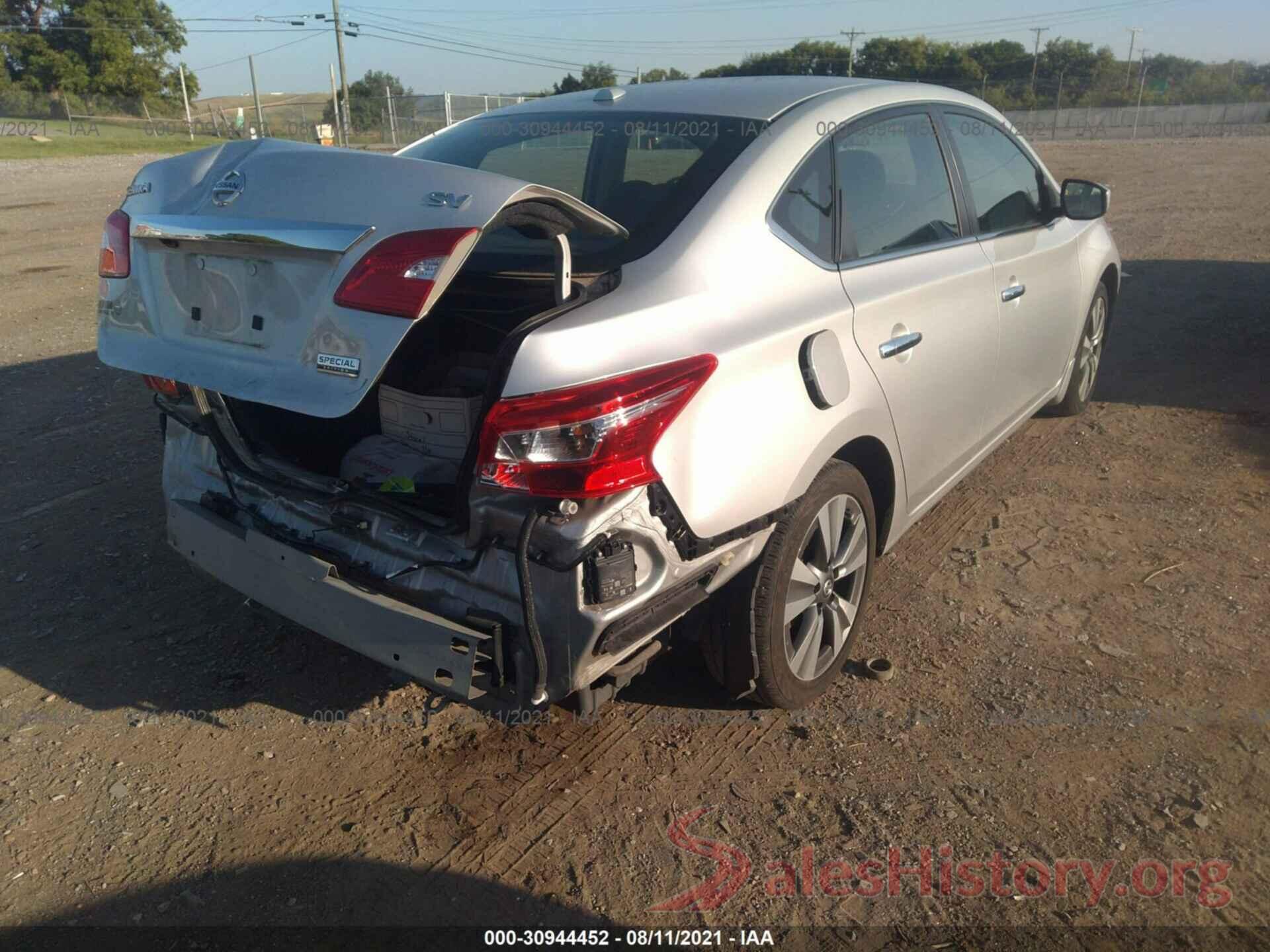 3N1AB7APXKY289113 2019 NISSAN SENTRA