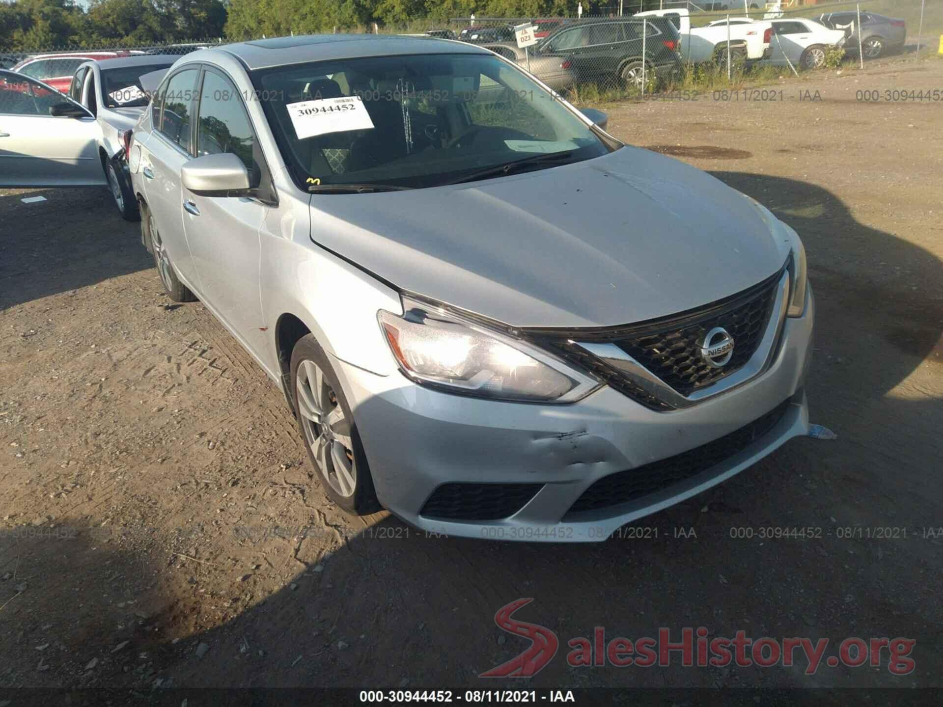 3N1AB7APXKY289113 2019 NISSAN SENTRA