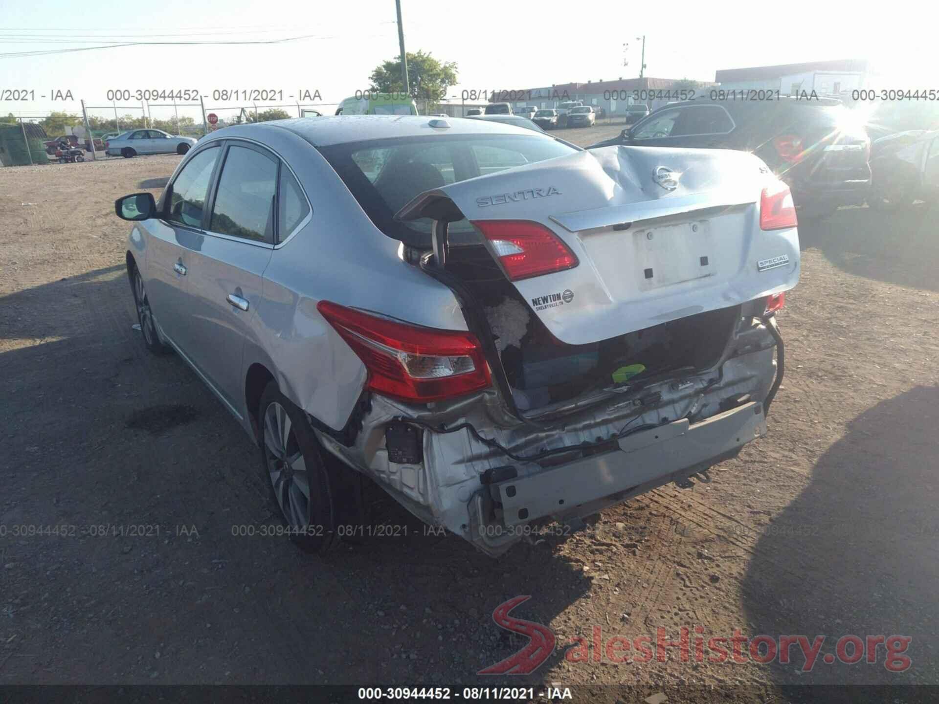 3N1AB7APXKY289113 2019 NISSAN SENTRA