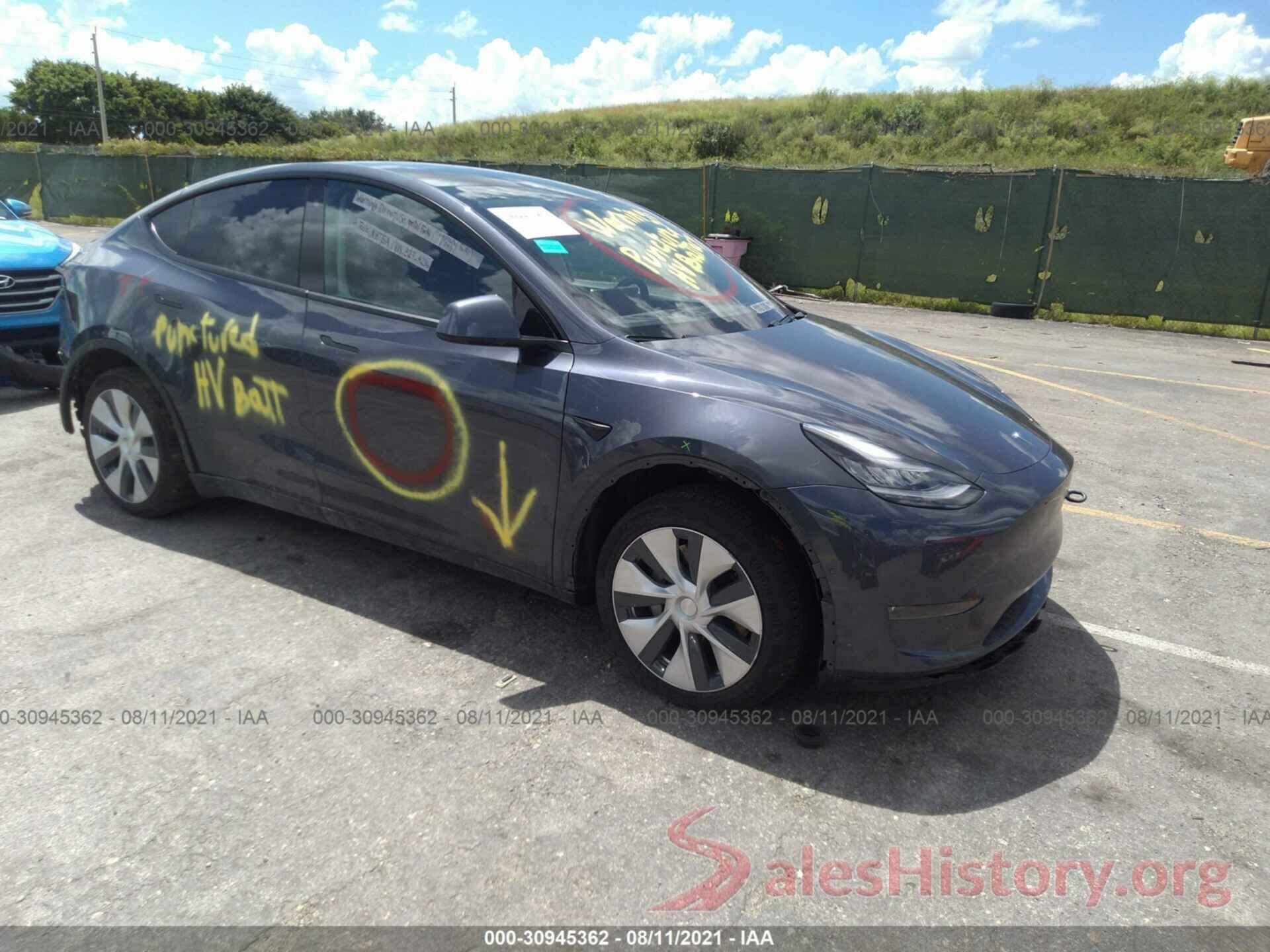 5YJYGDEE3LF043912 2020 TESLA MODEL Y