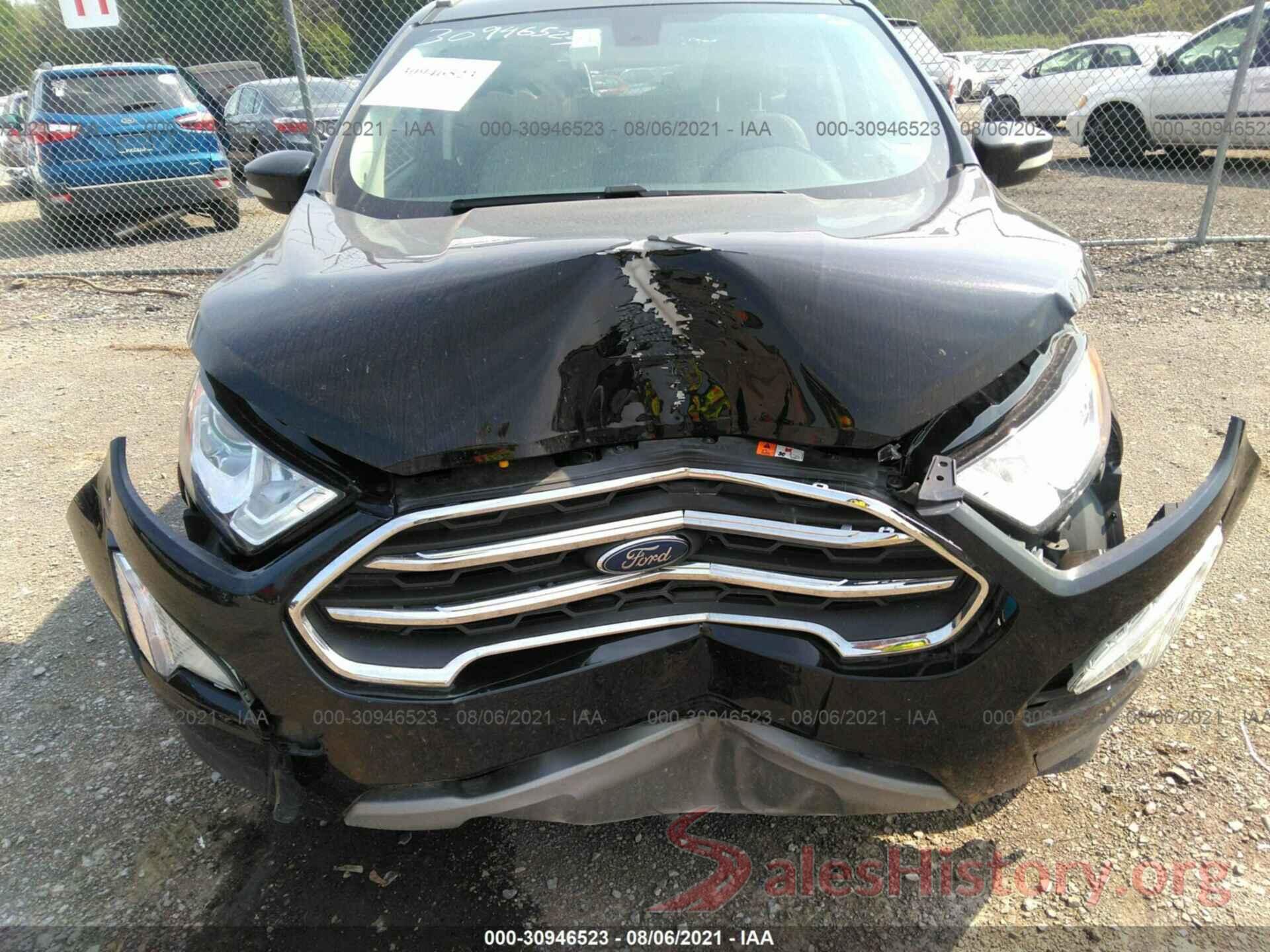 MAJ3S2KE4KC271243 2019 FORD ECOSPORT