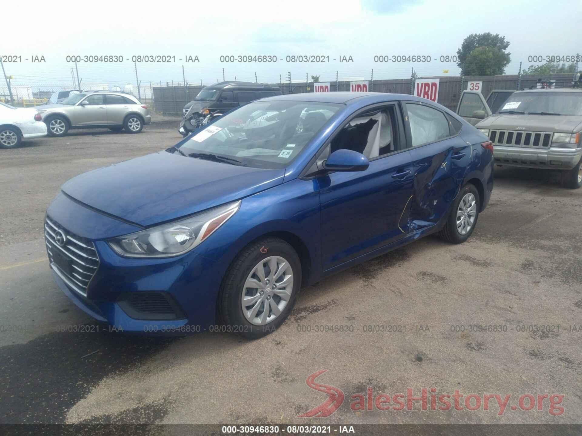 3KPC24A62LE113414 2020 HYUNDAI ACCENT