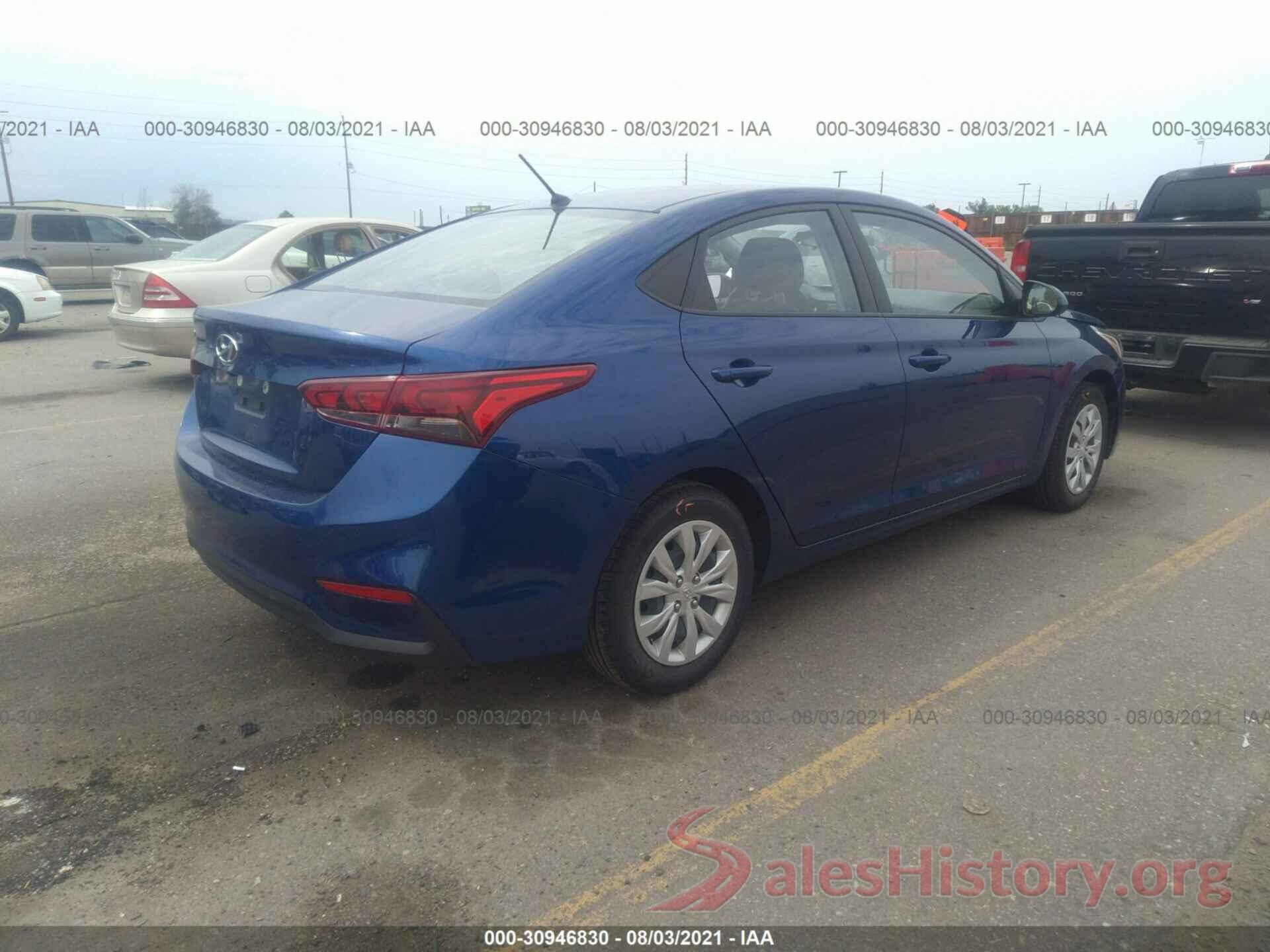 3KPC24A62LE113414 2020 HYUNDAI ACCENT