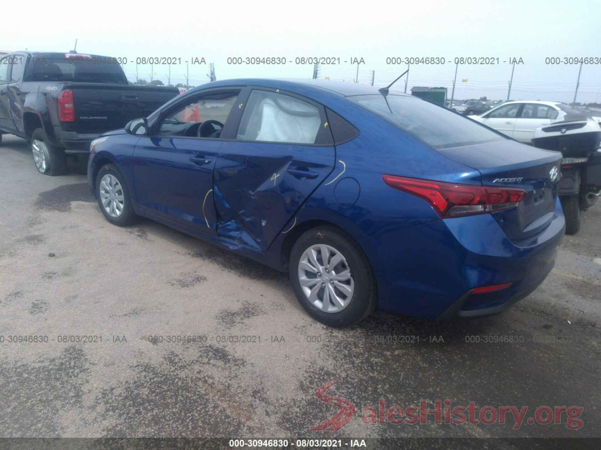 3KPC24A62LE113414 2020 HYUNDAI ACCENT