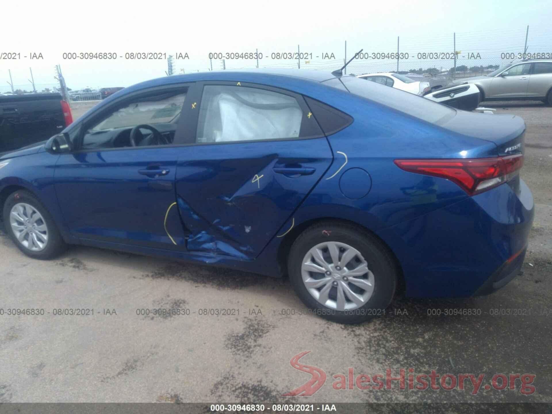 3KPC24A62LE113414 2020 HYUNDAI ACCENT