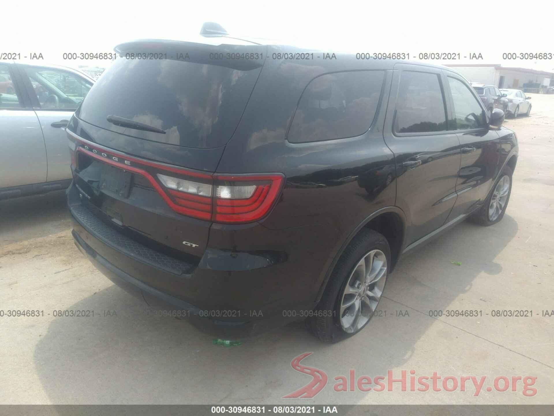 1C4RDJDG9LC261428 2020 DODGE DURANGO