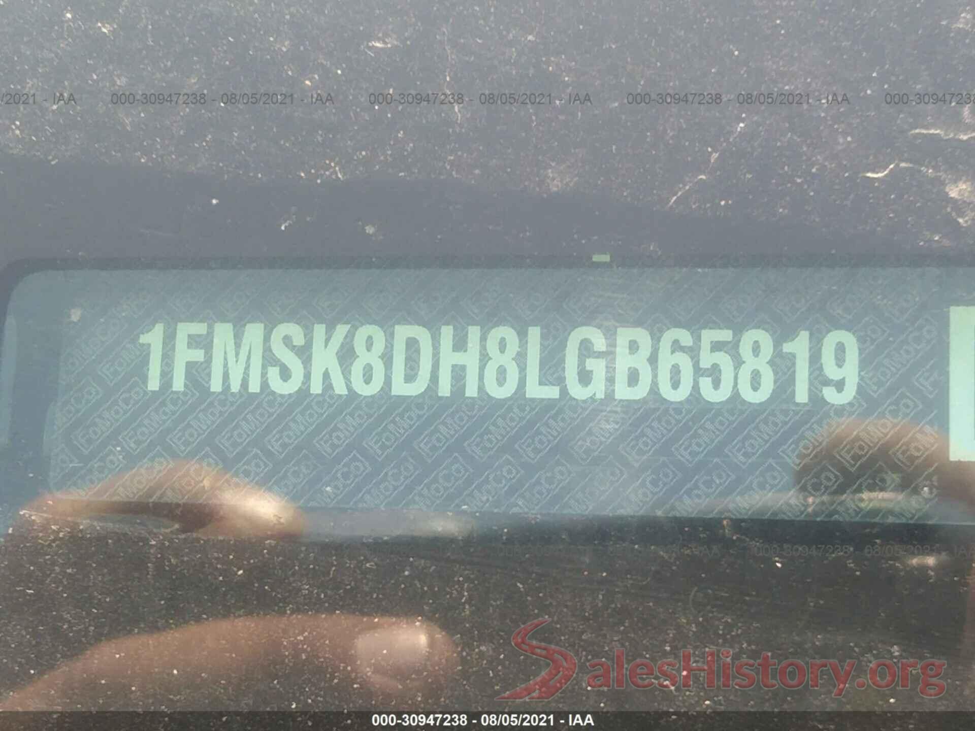 1FMSK8DH8LGB65819 2020 FORD EXPLORER