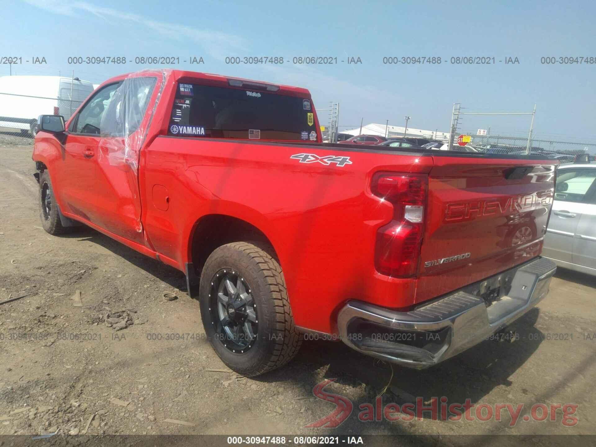 1GCRYDED8LZ238309 2020 CHEVROLET SILVERADO 1500