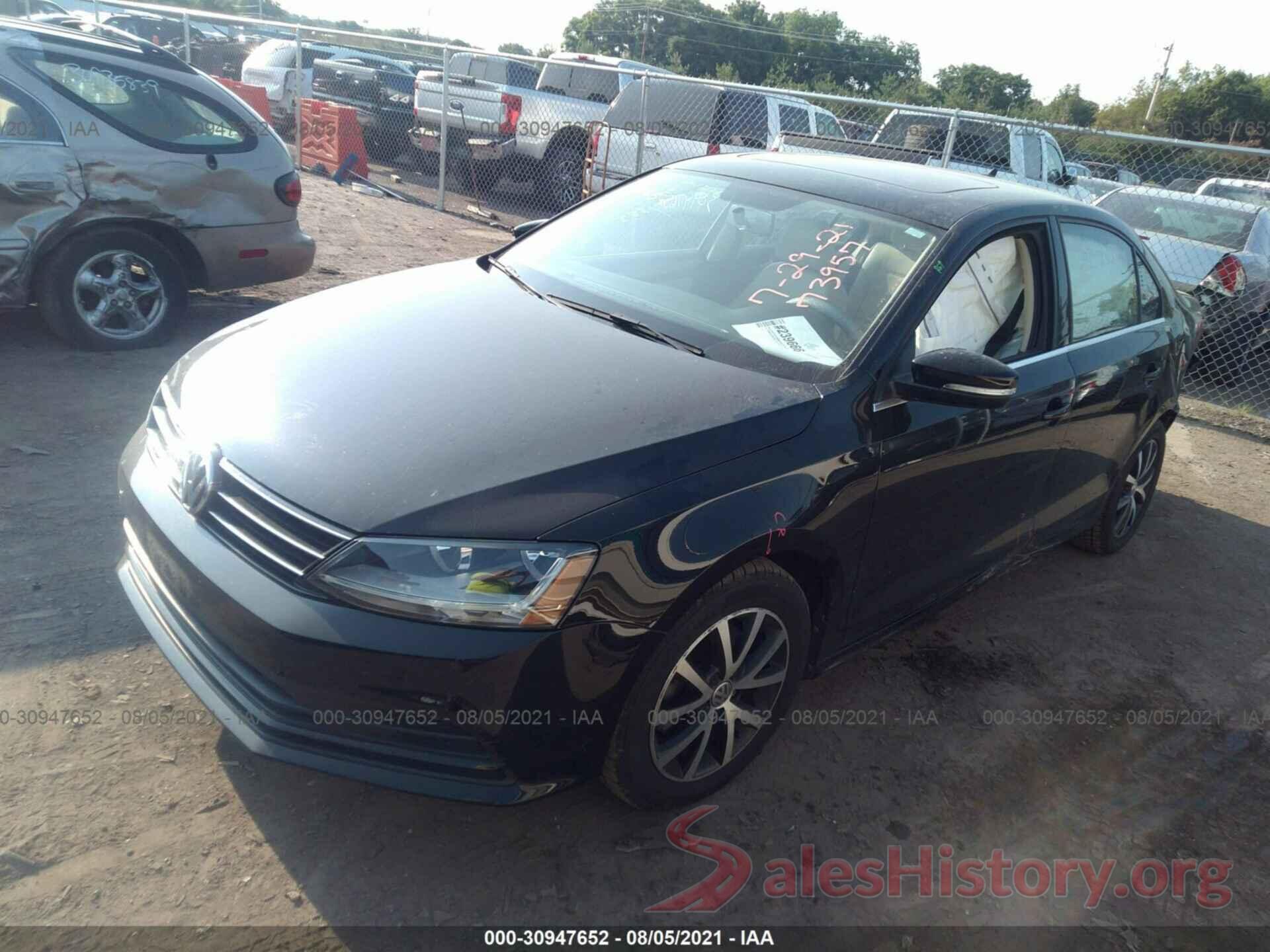 3VWDB7AJ6HM411520 2017 VOLKSWAGEN JETTA