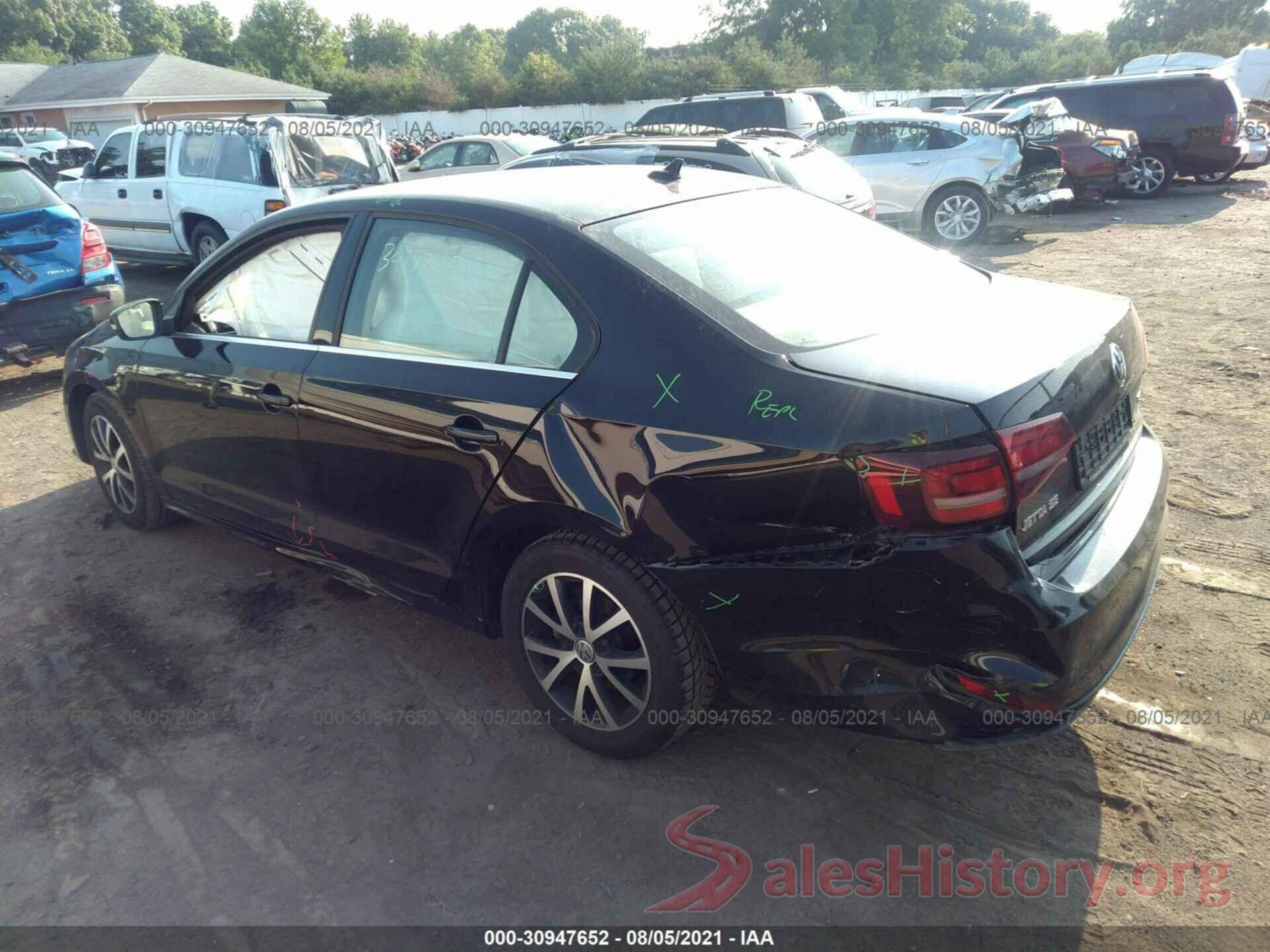 3VWDB7AJ6HM411520 2017 VOLKSWAGEN JETTA