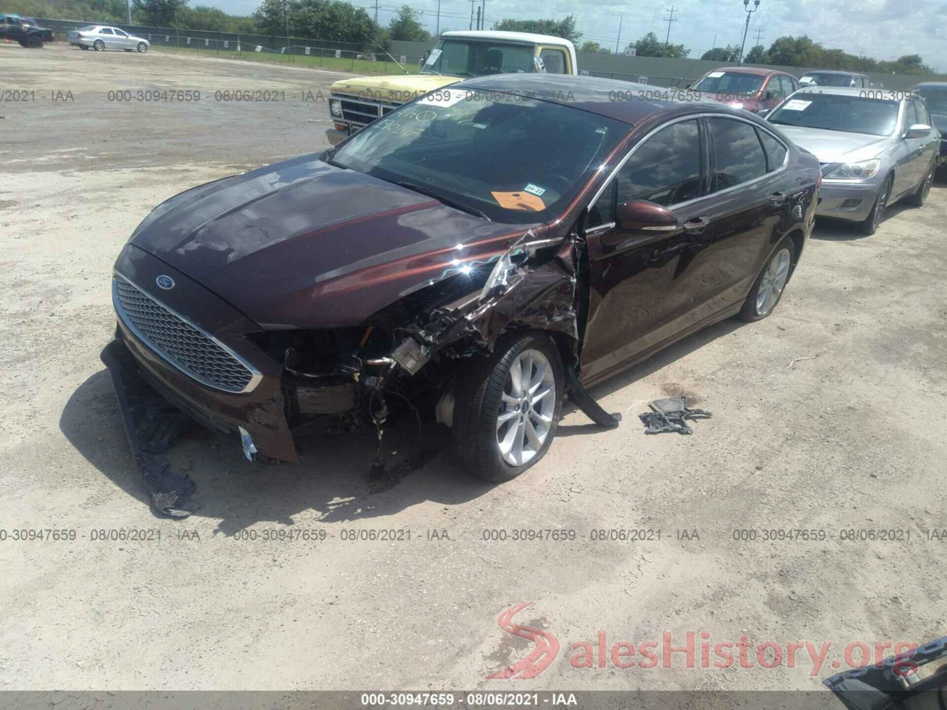 3FA6P0SU3KR190147 2019 FORD FUSION ENERGI