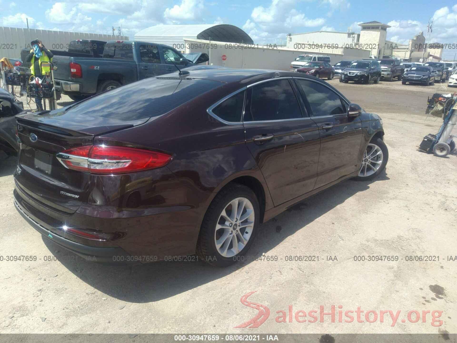 3FA6P0SU3KR190147 2019 FORD FUSION ENERGI