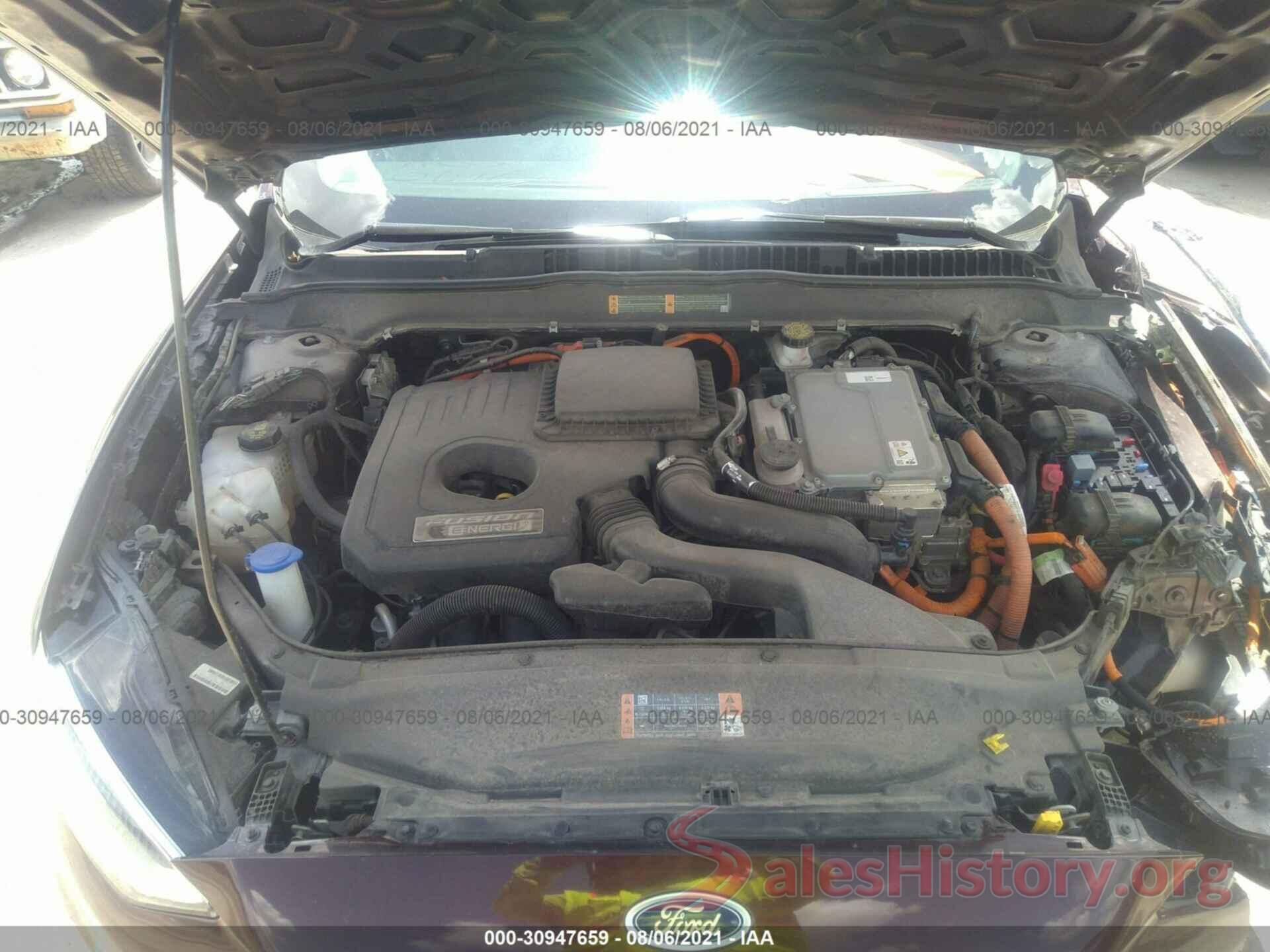 3FA6P0SU3KR190147 2019 FORD FUSION ENERGI