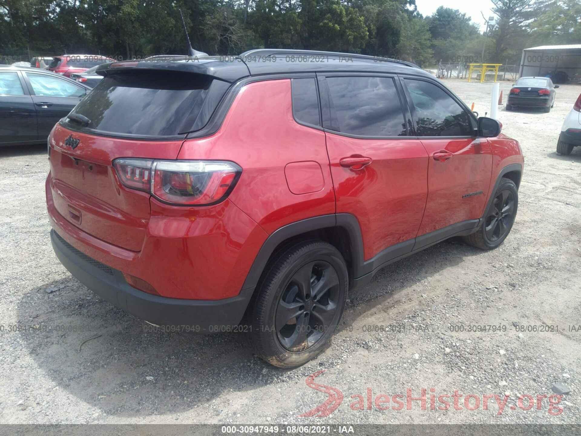 3C4NJCBB9LT169993 2020 JEEP COMPASS