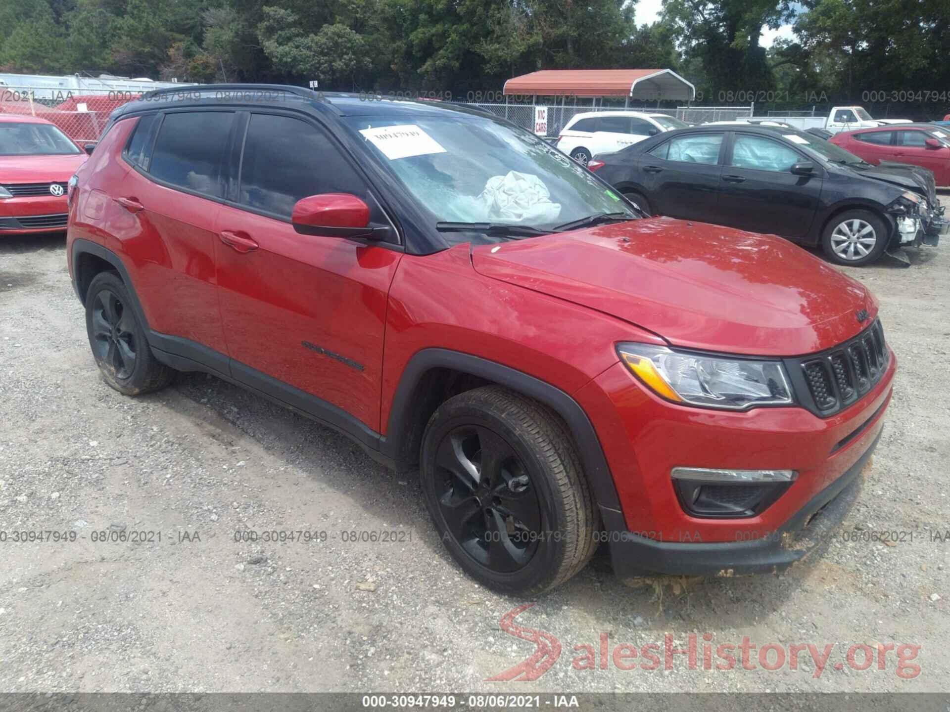 3C4NJCBB9LT169993 2020 JEEP COMPASS