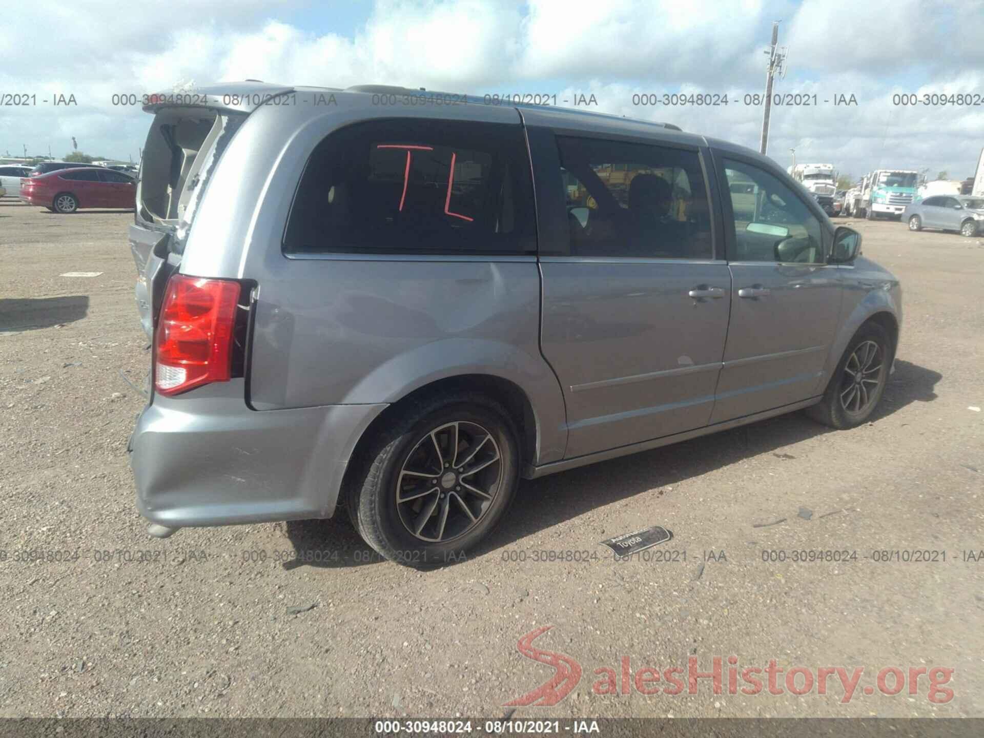 2C4RDGCGXGR330368 2016 DODGE GRAND CARAVAN