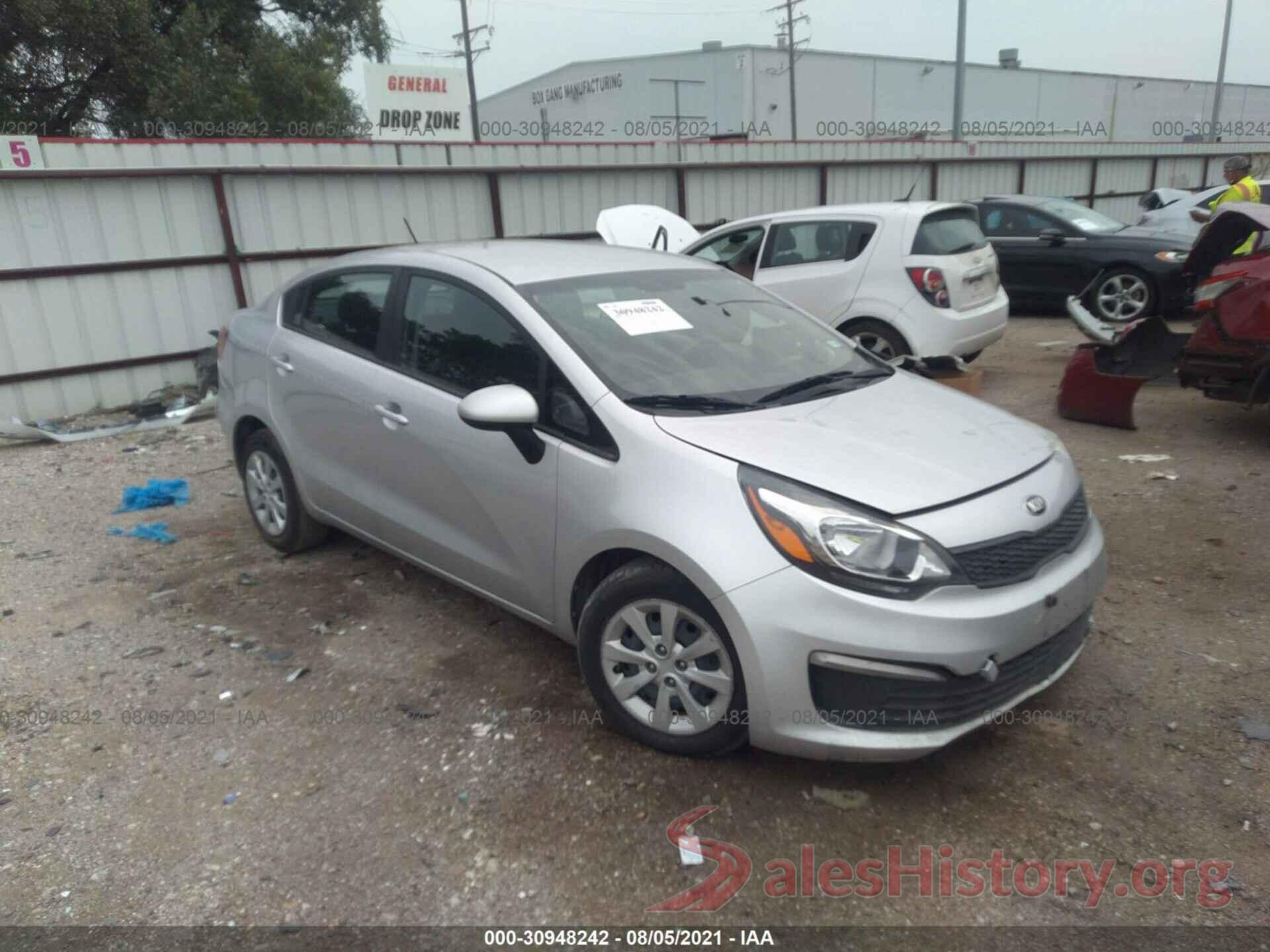 KNADM4A3XH6118407 2017 KIA RIO