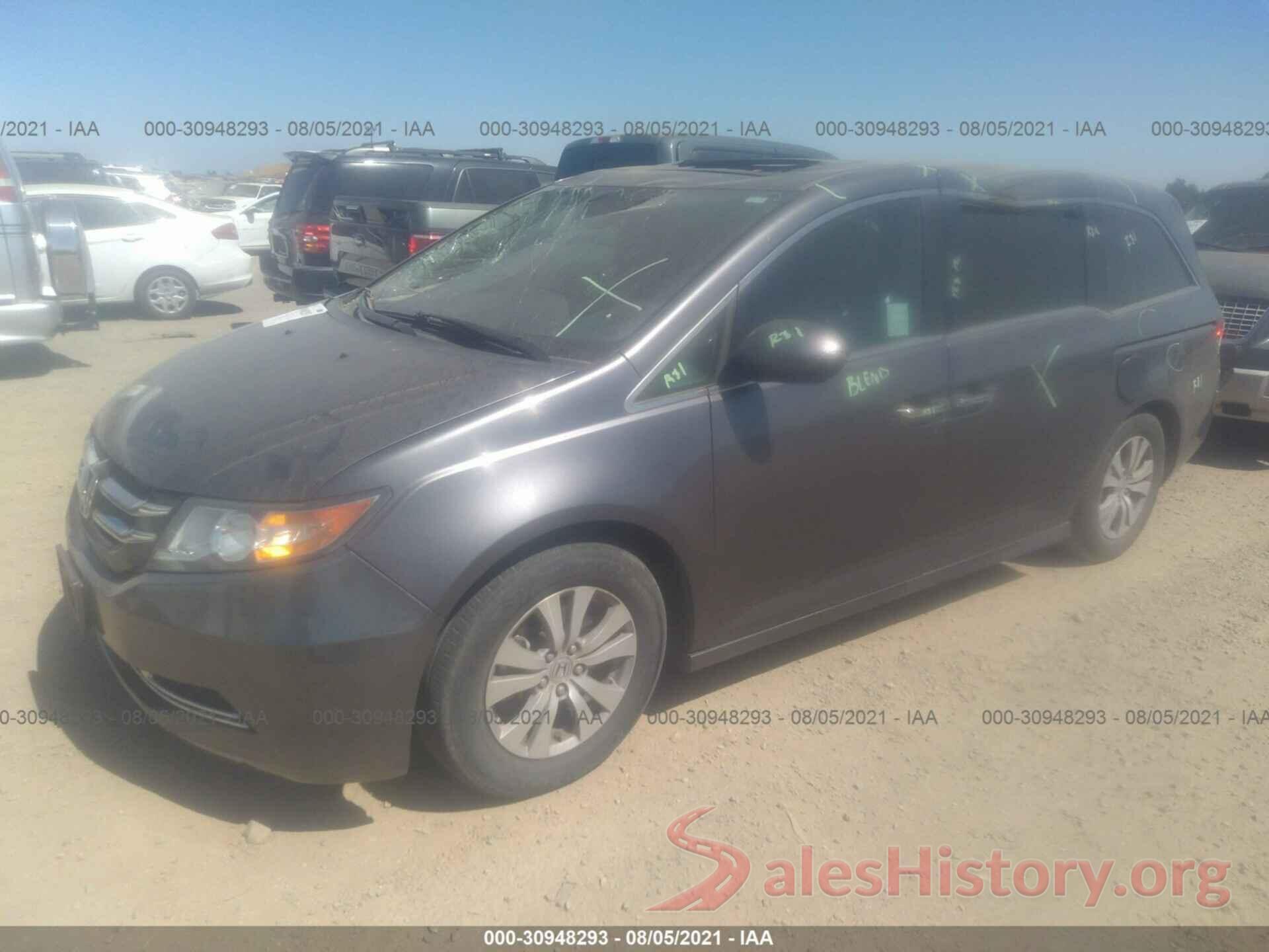 5FNRL5H68GB027799 2016 HONDA ODYSSEY