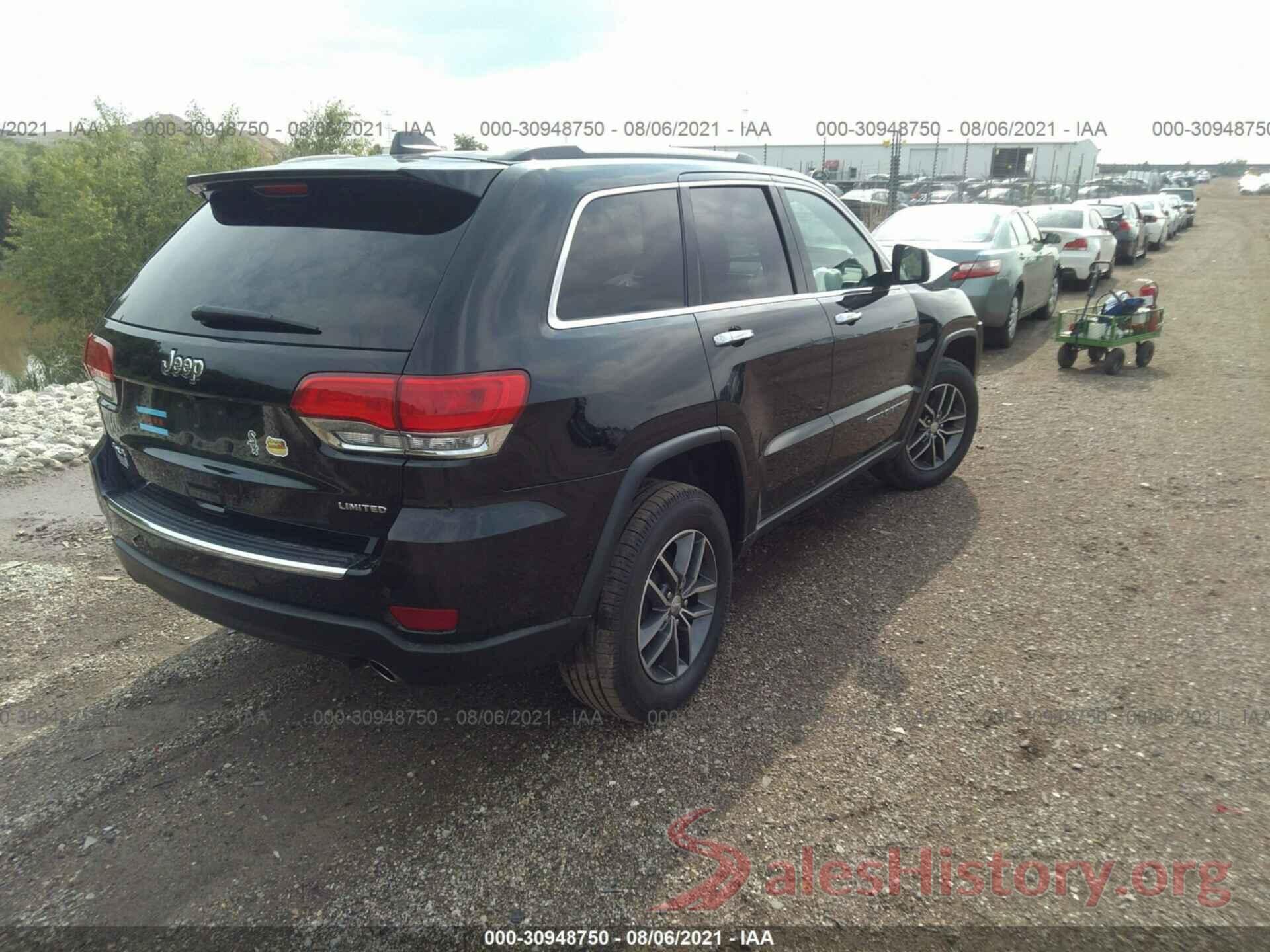 1C4RJFBGXHC631267 2017 JEEP GRAND CHEROKEE