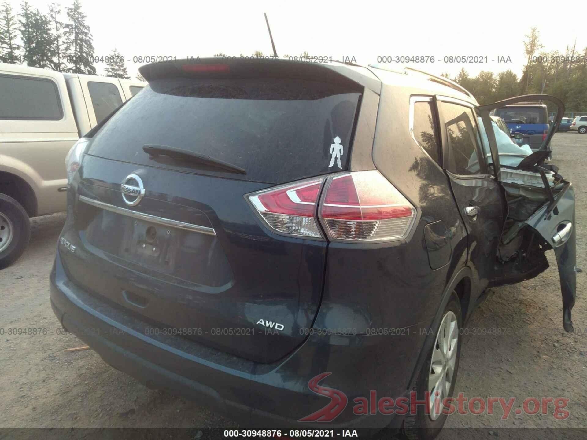 5N1AT2MM7GC758216 2016 NISSAN ROGUE