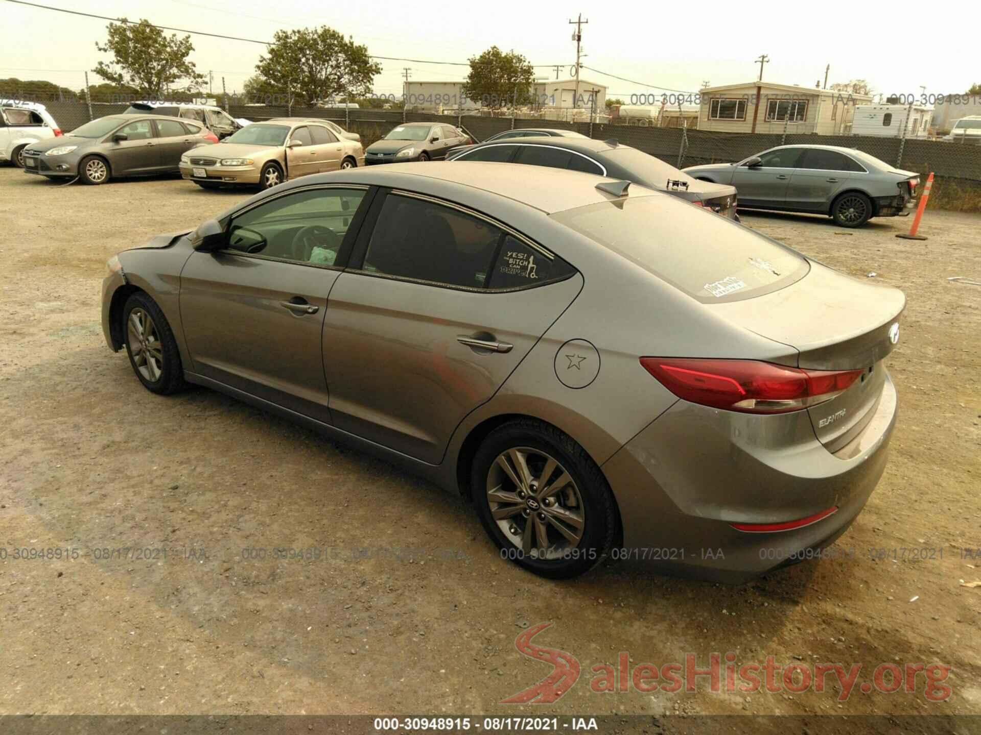 5NPD84LF8JH250012 2018 HYUNDAI ELANTRA