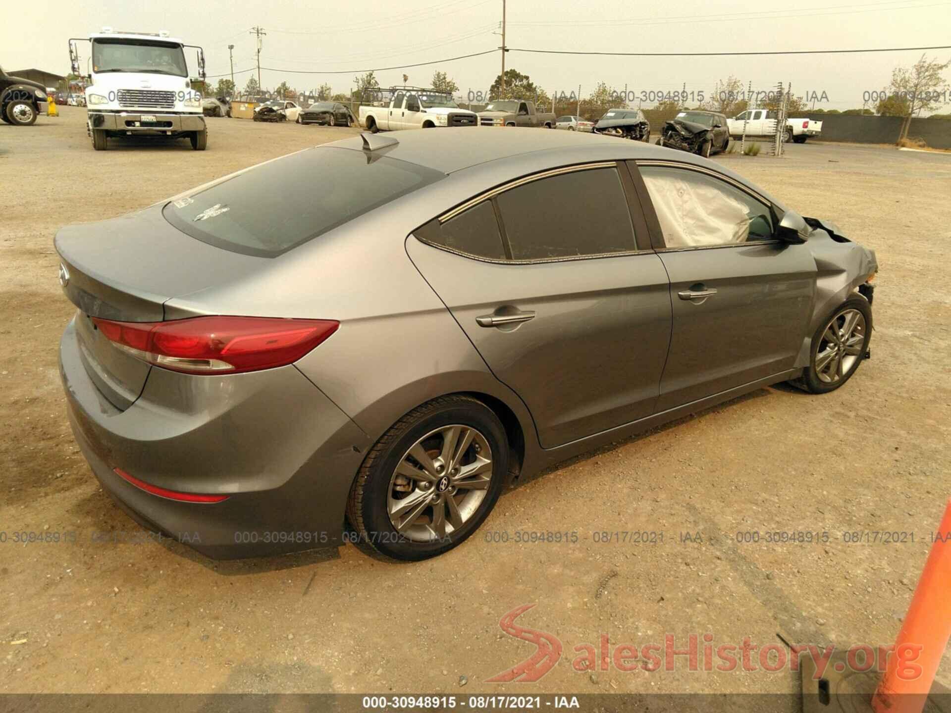 5NPD84LF8JH250012 2018 HYUNDAI ELANTRA