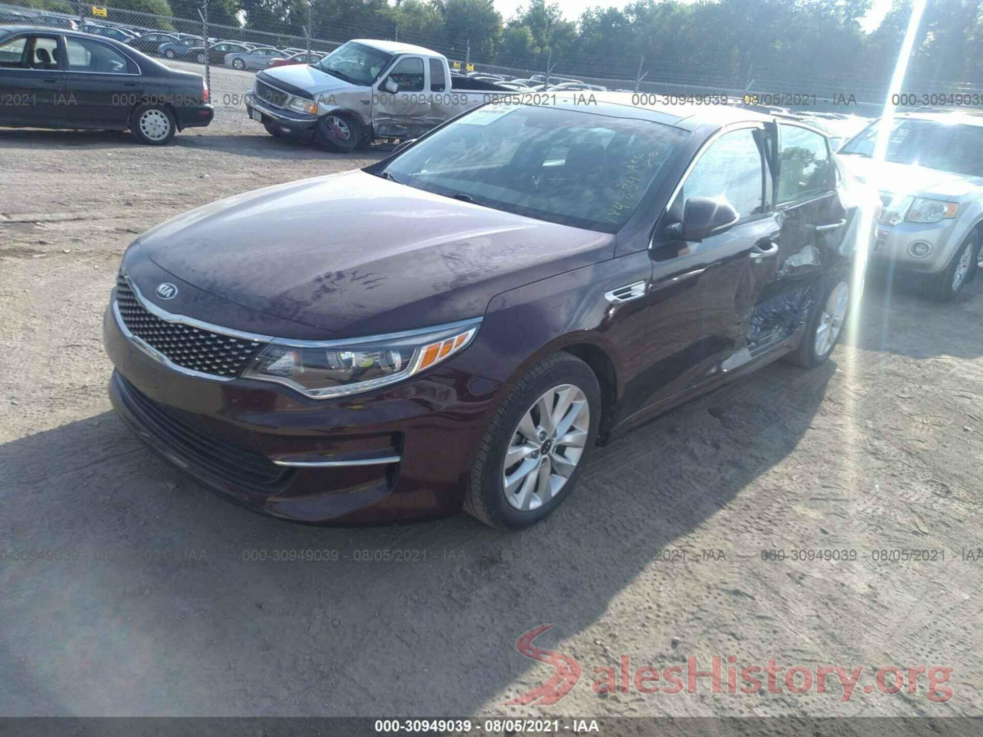 5XXGU4L31JG184834 2018 KIA OPTIMA