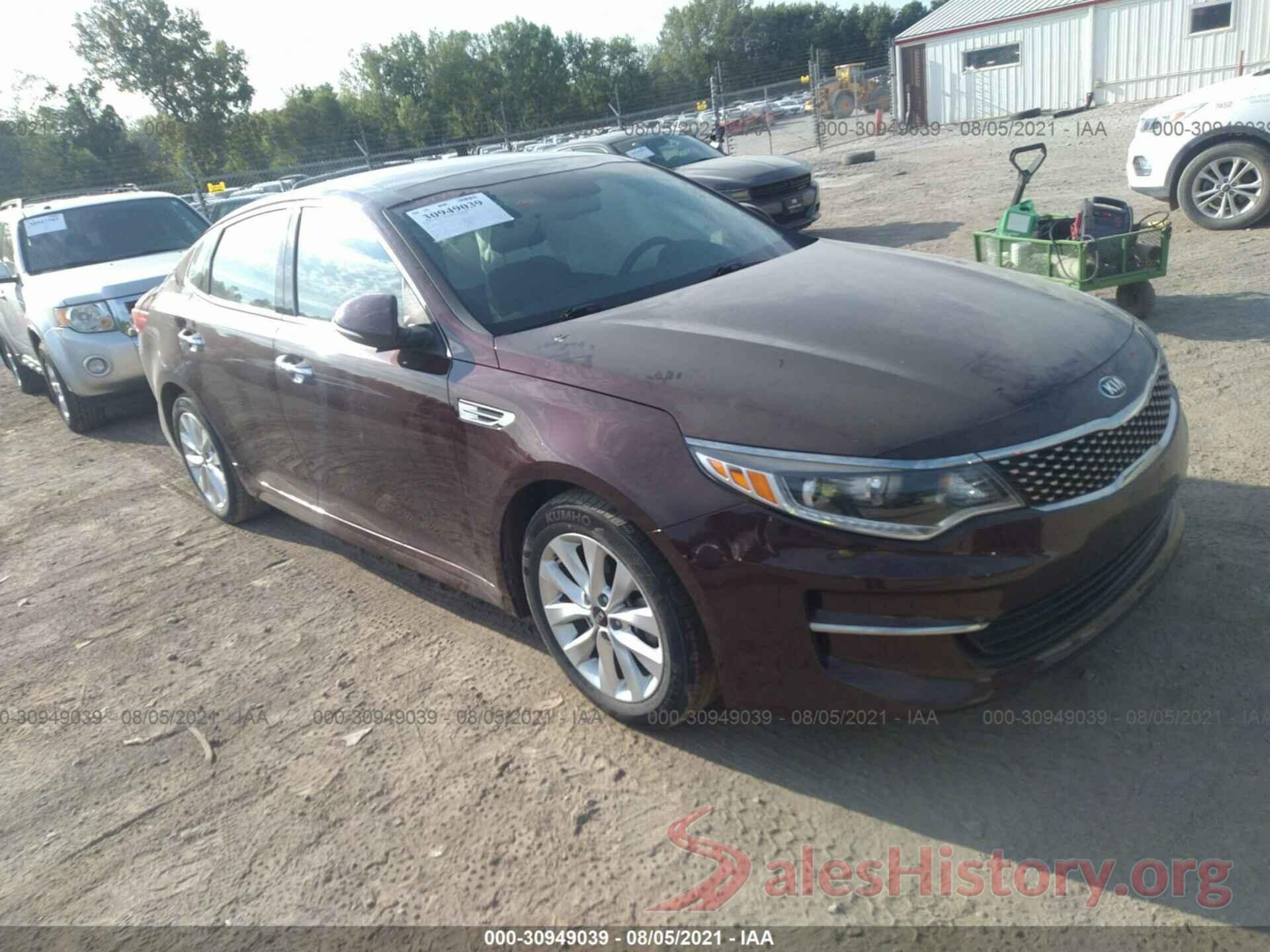 5XXGU4L31JG184834 2018 KIA OPTIMA