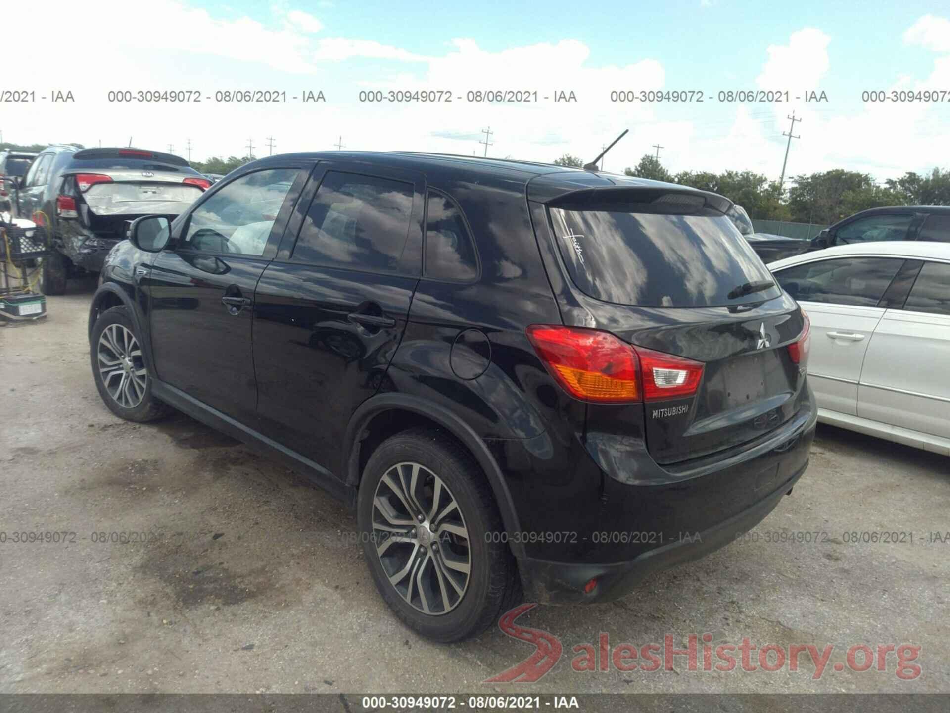 JA4AP3AU1GZ063417 2016 MITSUBISHI OUTLANDER SPORT