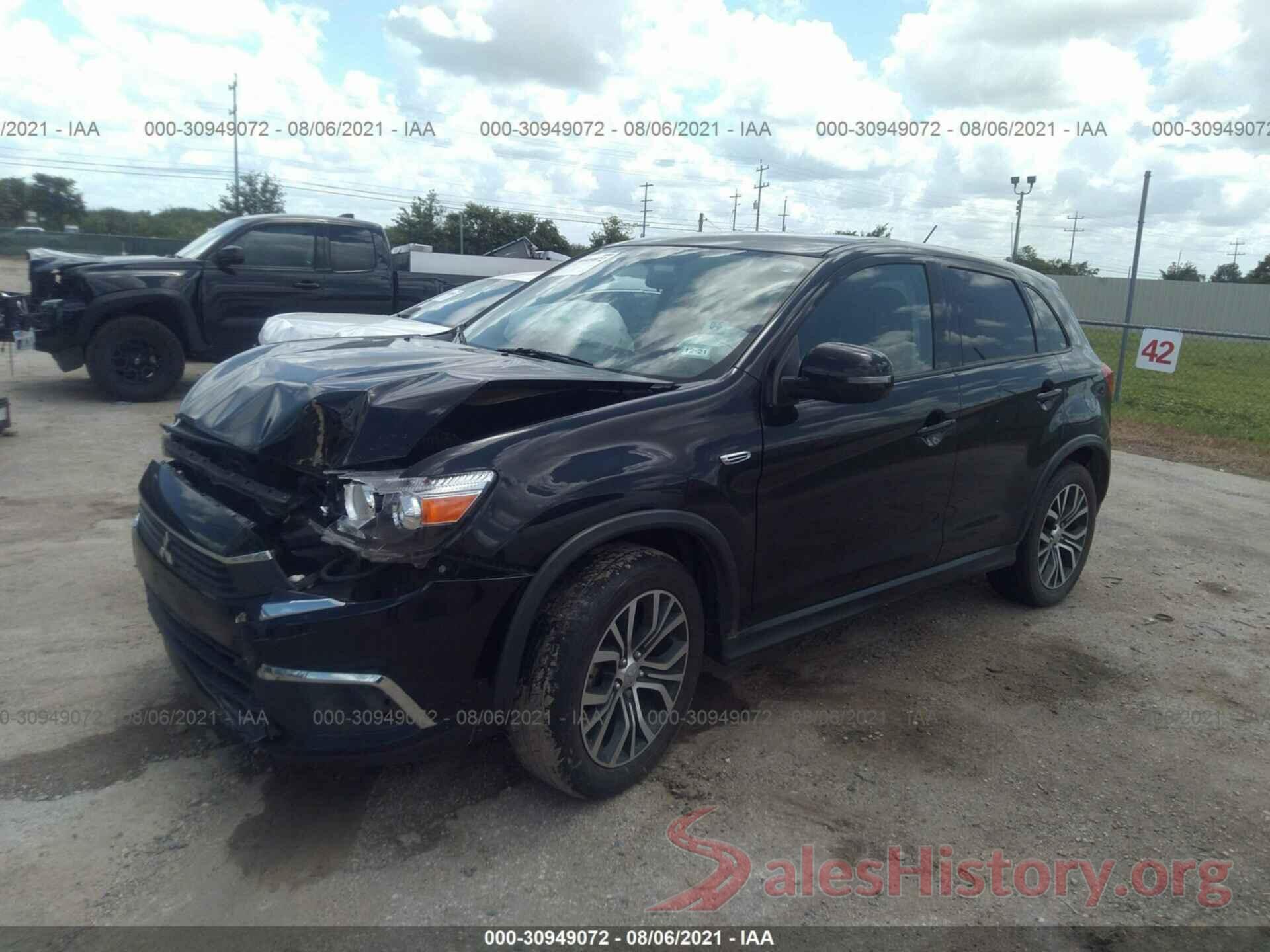 JA4AP3AU1GZ063417 2016 MITSUBISHI OUTLANDER SPORT