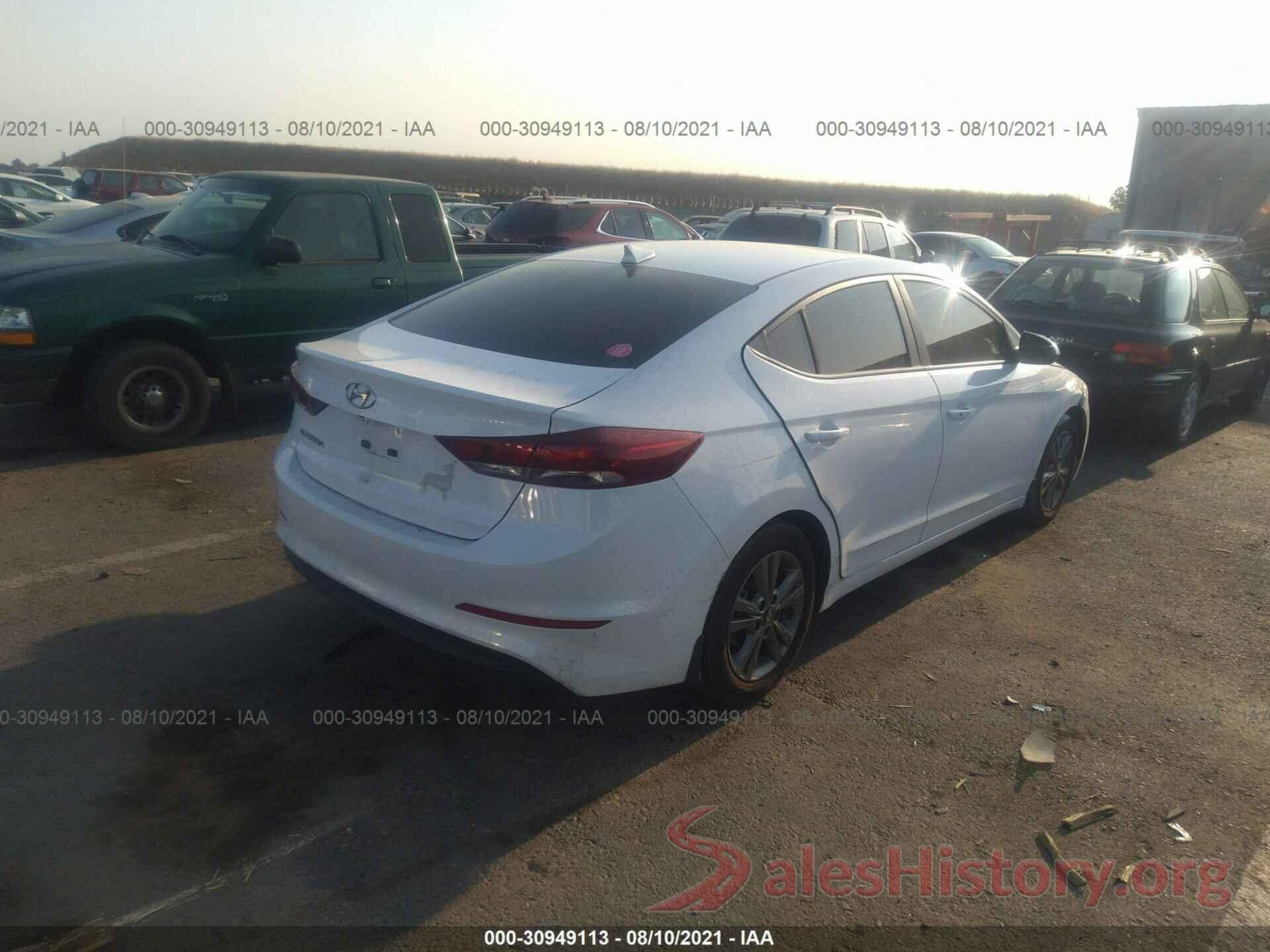 5NPD84LF2JH305067 2018 HYUNDAI ELANTRA